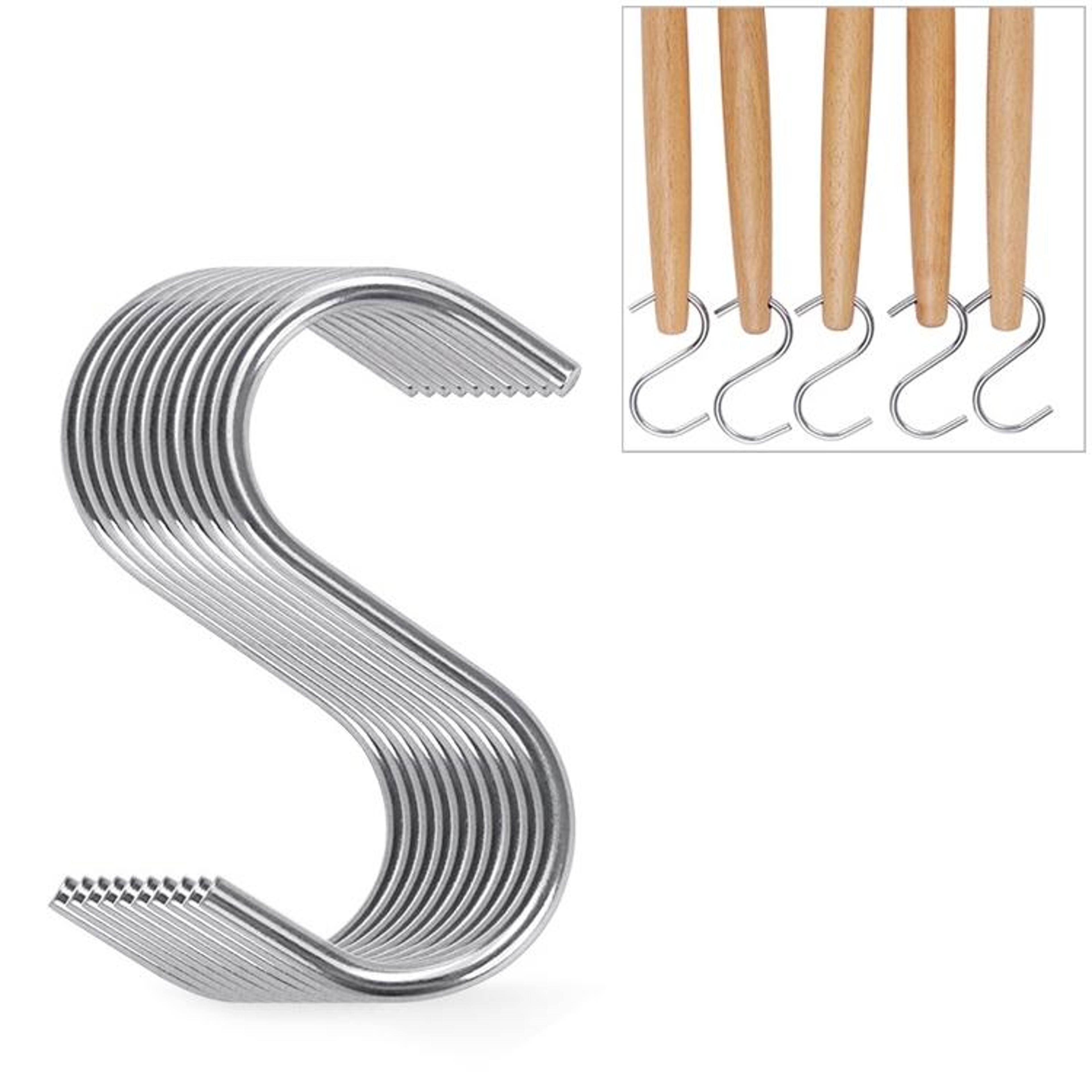 Stainless Steel Kitchen Hooks Set For SpaceSaving Utensil Storage 0