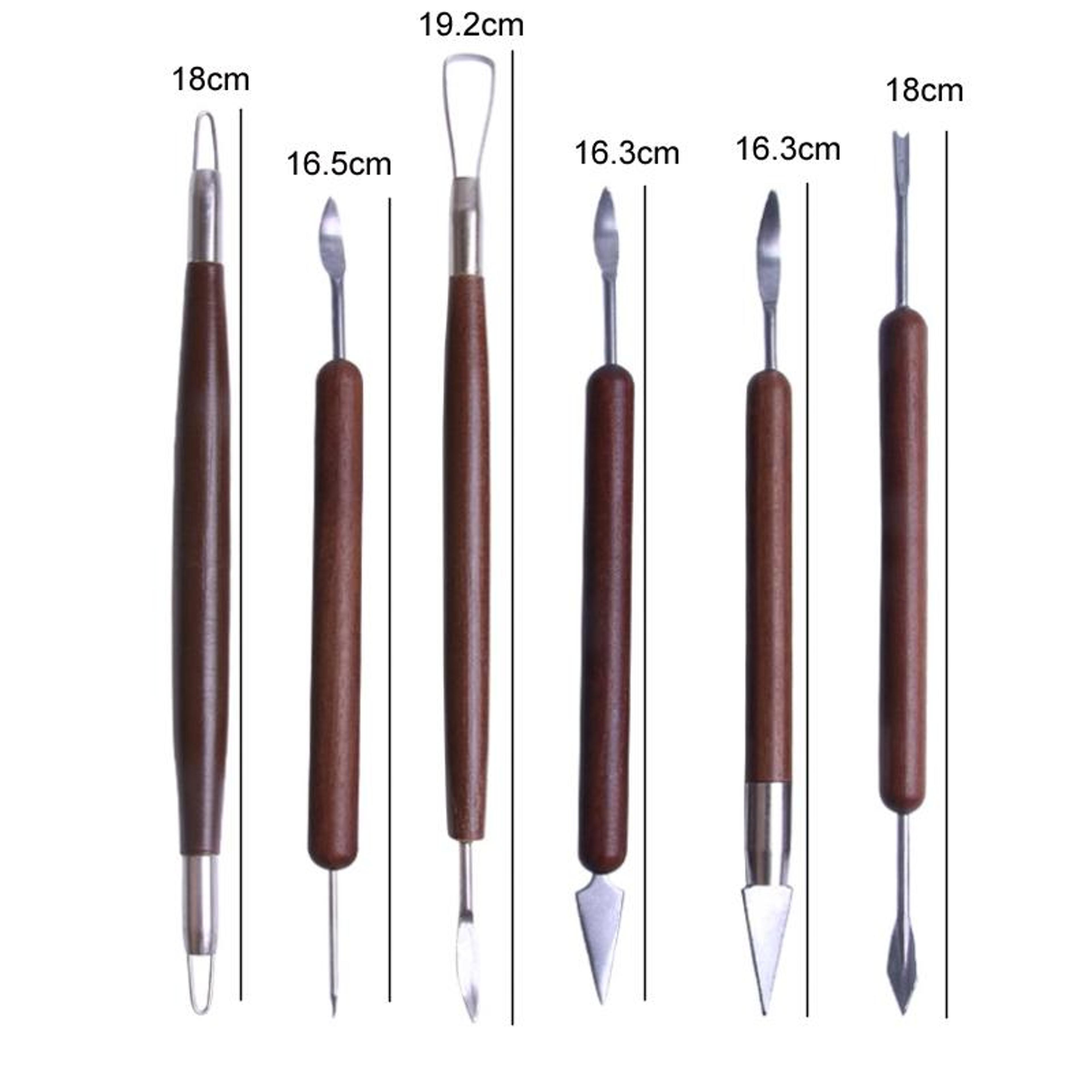 6Piece Pottery Trimming Tools Set For Clay Sculpting And Ceramic Art 3