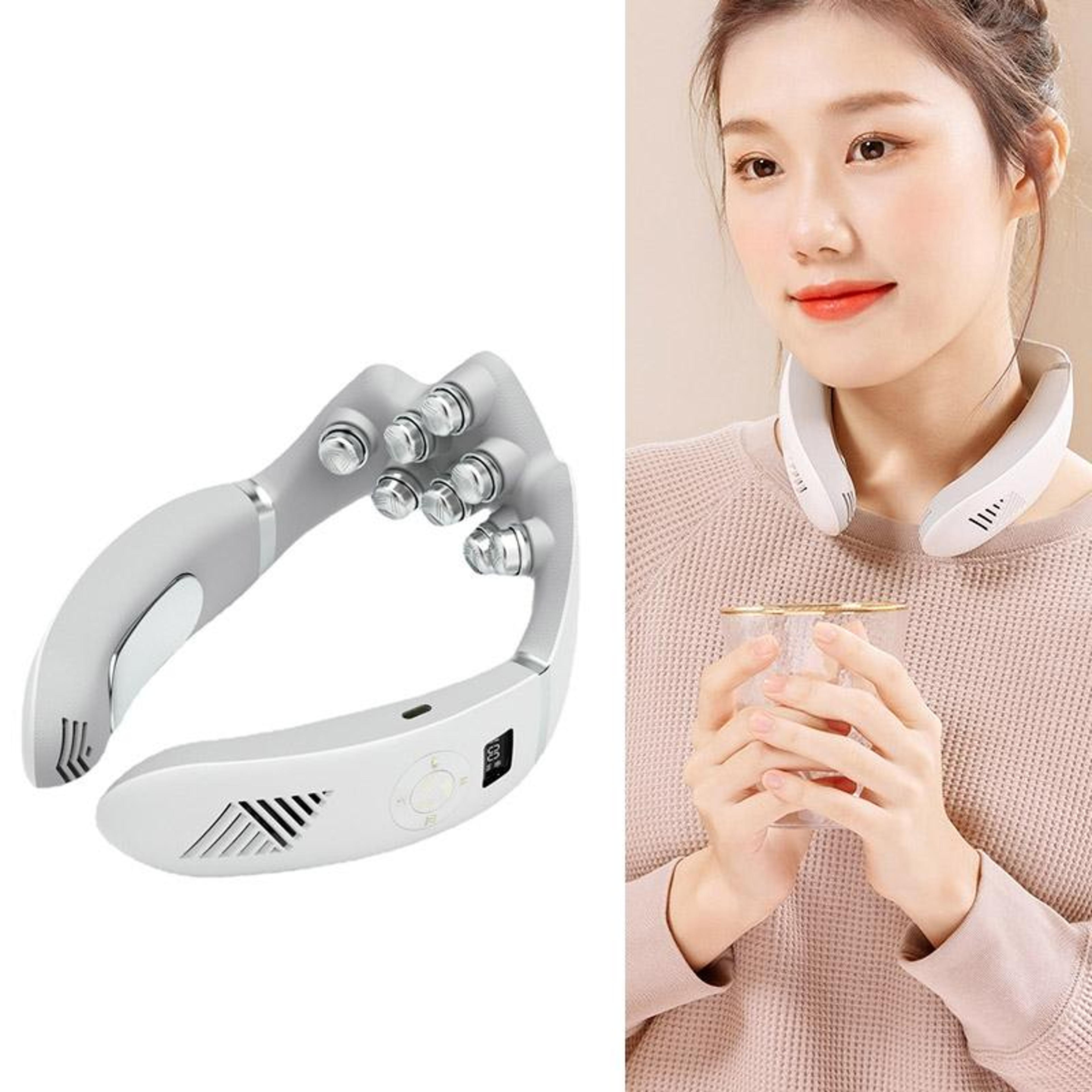 Smart EMS Neck Massager With Heat  Cooling Wireless Pulse Muscle Relaxer 8