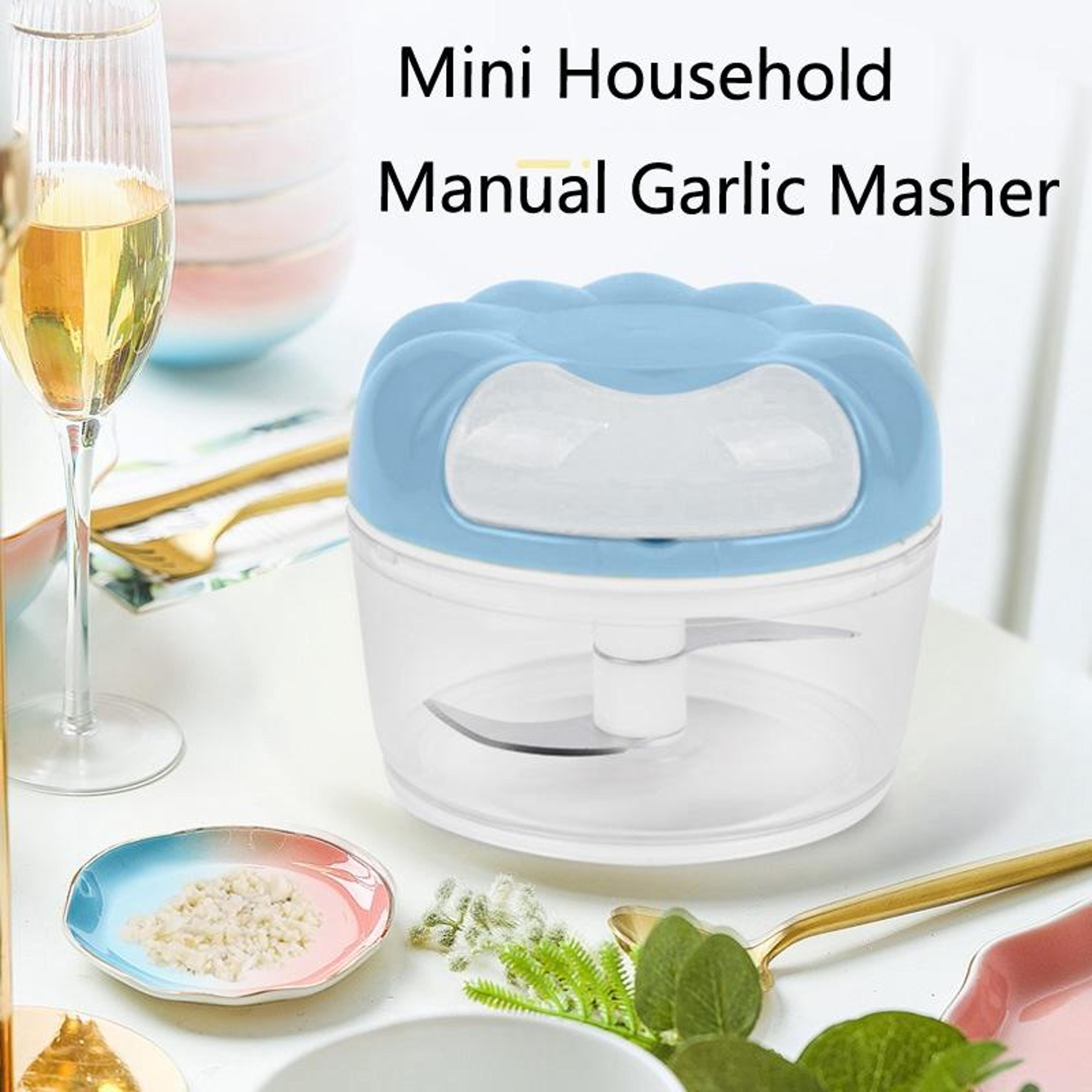 Manual Garlic Chopper Press Compact Garlic Masher  Handheld Food Chopper For Easy Kitchen Prep 5