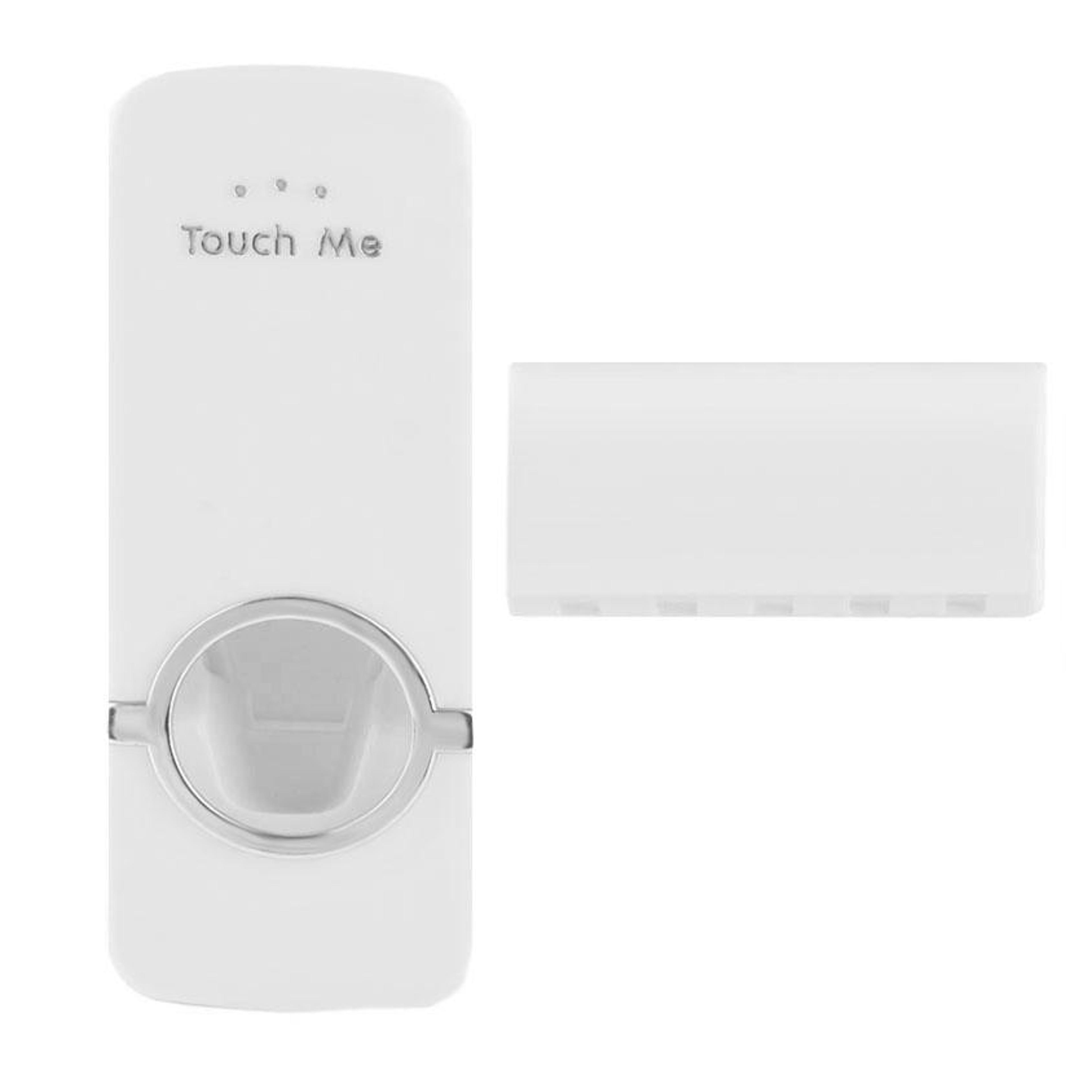 Hands Free Automatic Toothpaste Dispenser  Wall Mount Toothbrush Holder 1