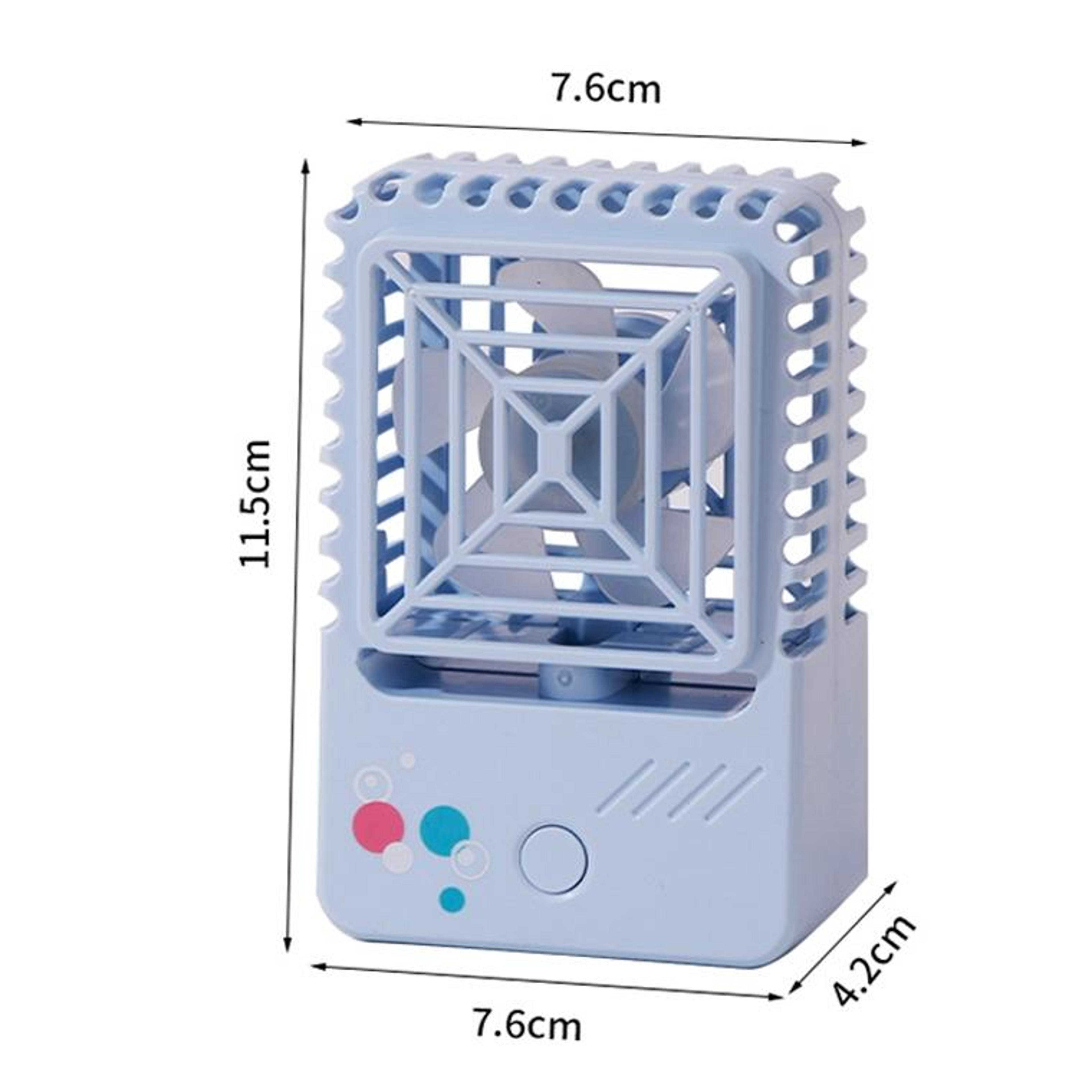 Portable USB Desk Fan Quiet Handheld Mini Fan For Dorm Office Travel Cooling 1
