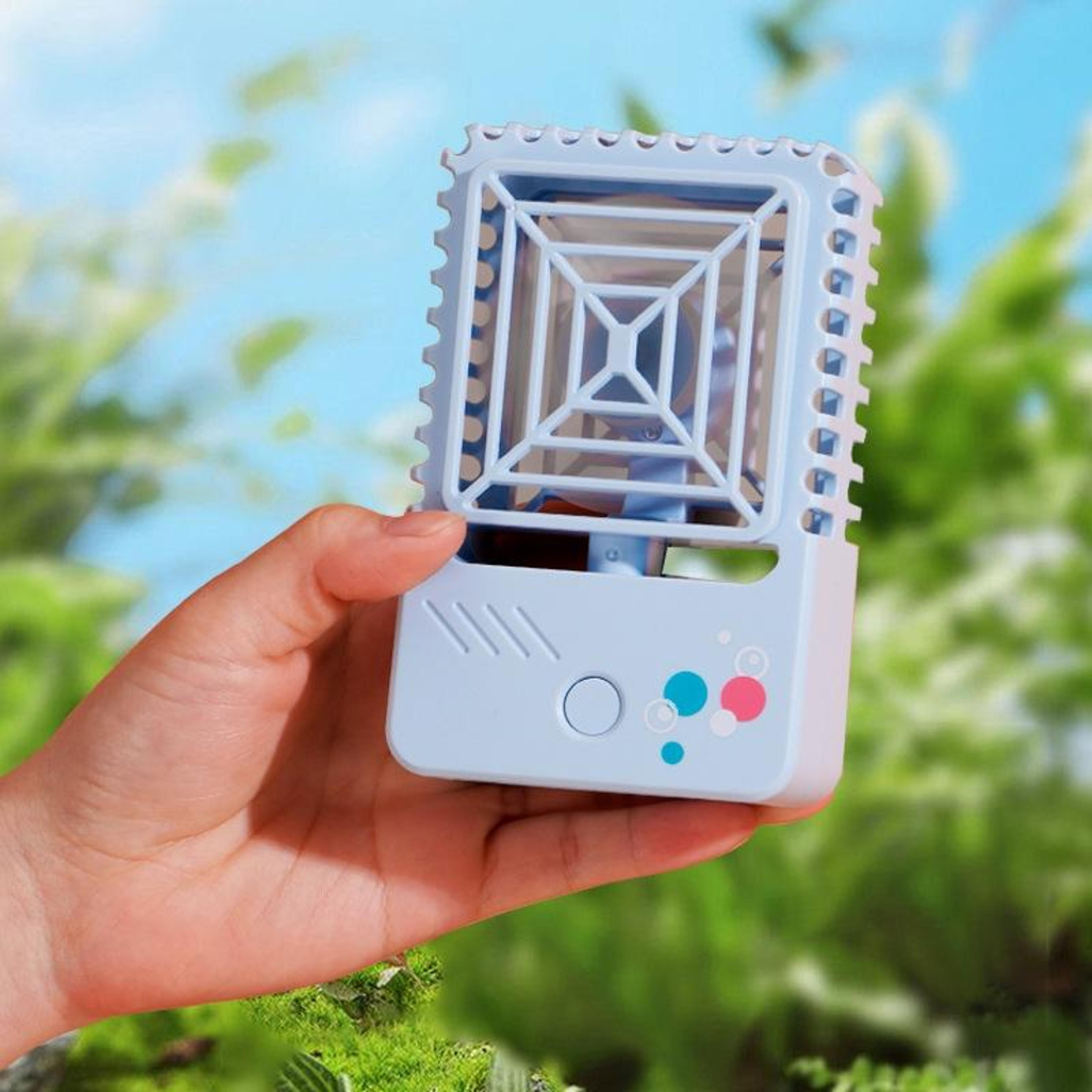 Portable USB Desk Fan Quiet Handheld Mini Fan For Dorm Office Travel Cooling 5