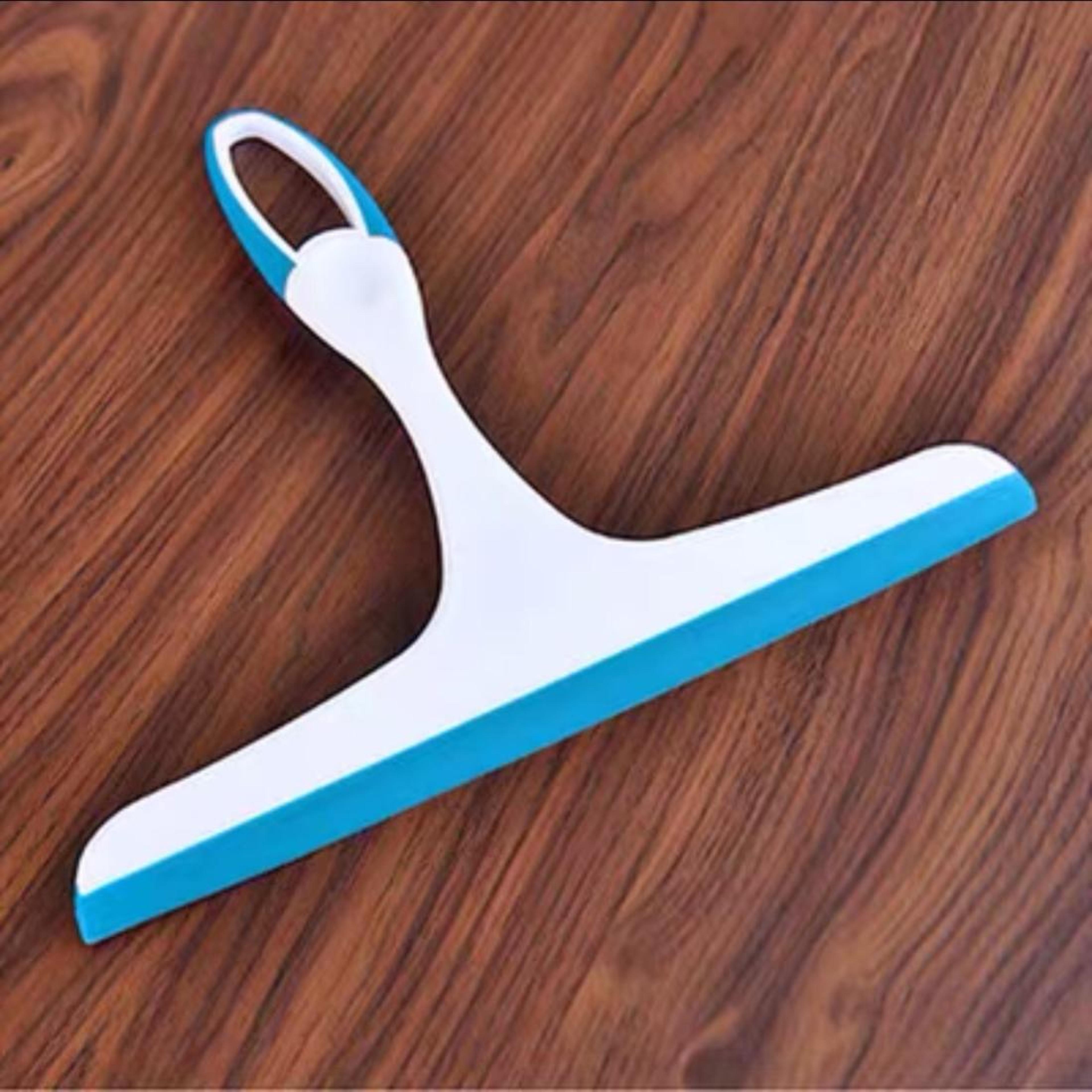 streak-free window glass cleaner bathroom glass wiper with soft grip blade