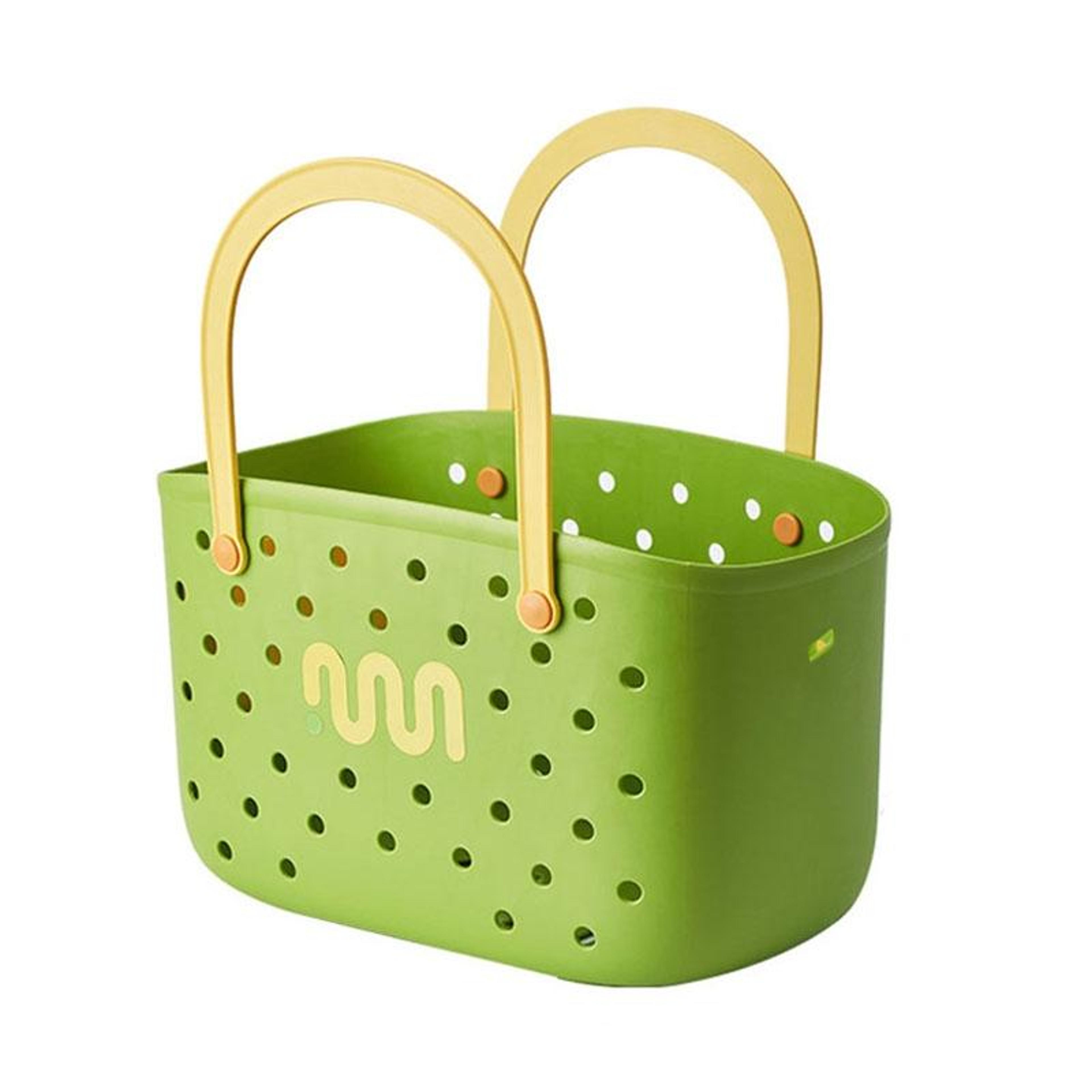 Portable Drainable Storage Basket Stackable Bathroom  Kitchen Organizer 10