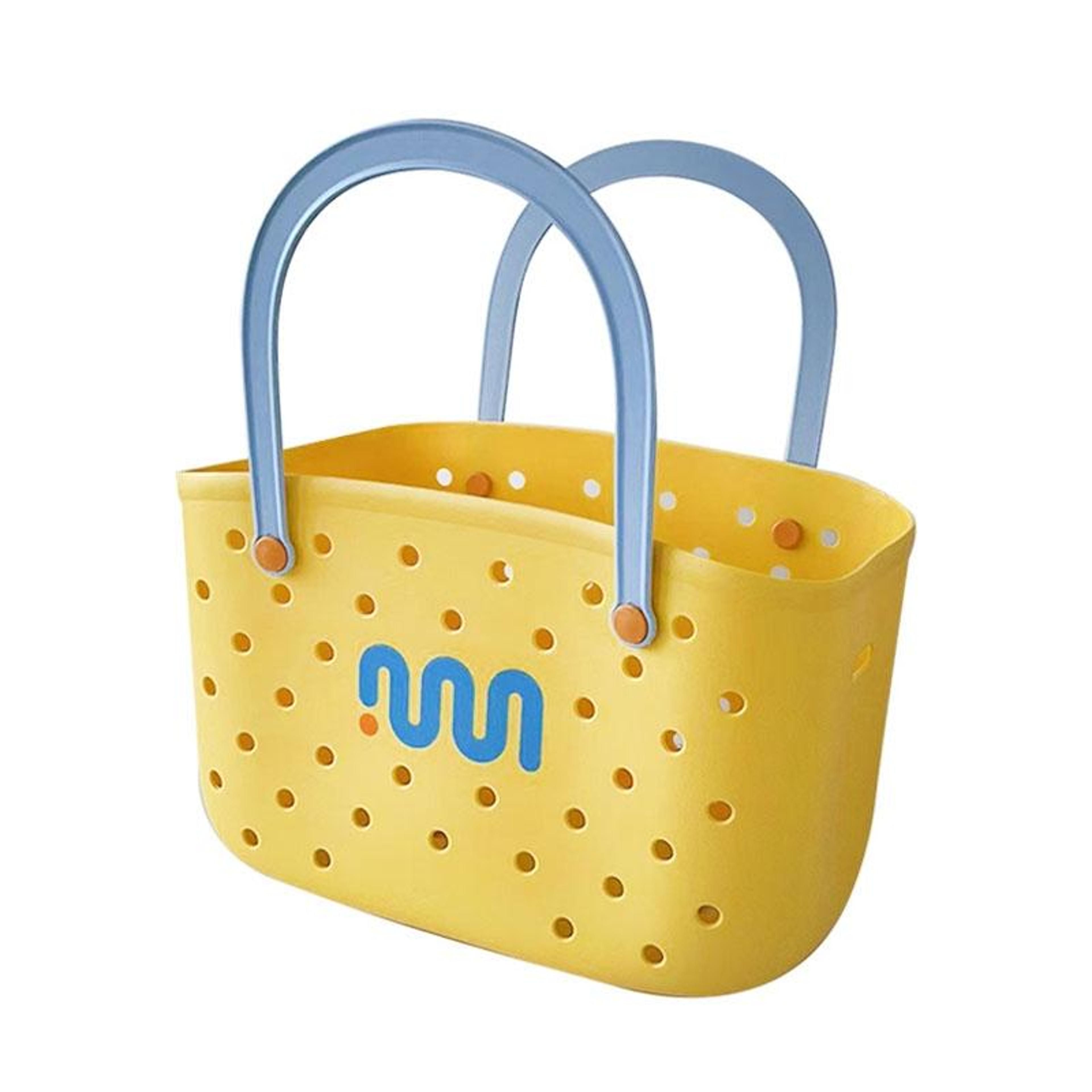 Portable Drainable Storage Basket Stackable Bathroom  Kitchen Organizer 12