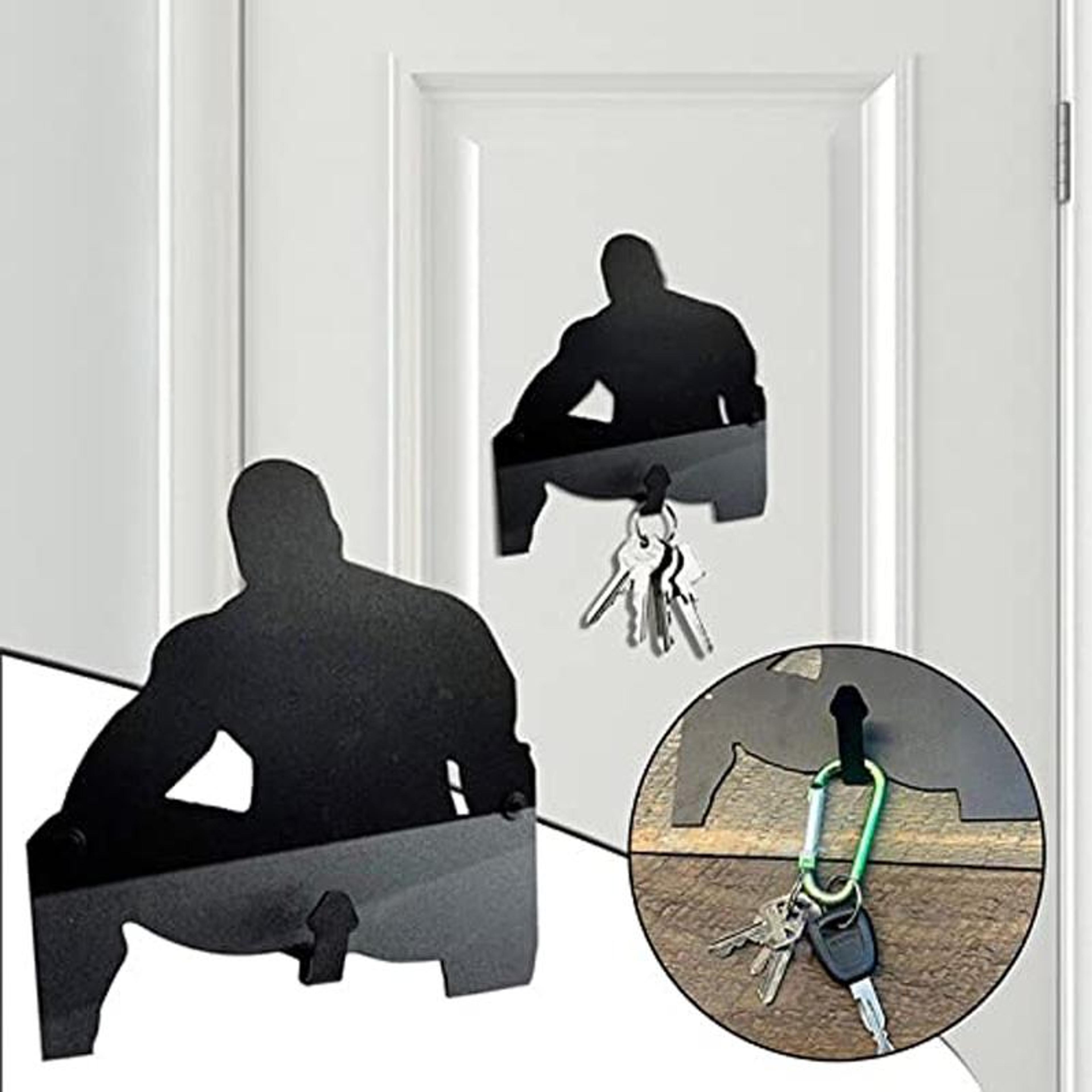 Muscle Man Wall Key Holder Rack Funny Decorative Hook Organizer For Keys And Small Items 2