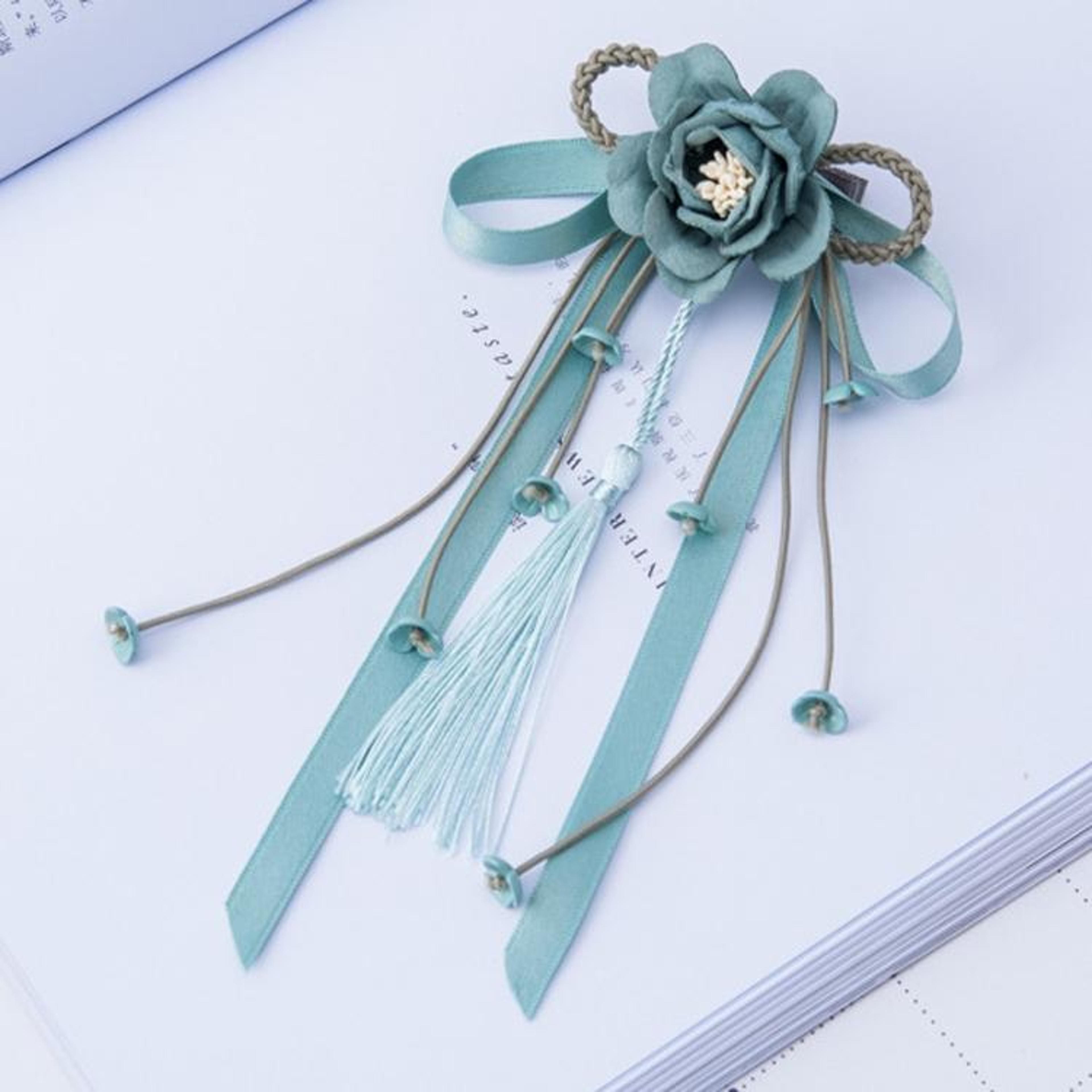 Ancient Style Handmade Floral Tassel Hairpins Vintage Hair Ornaments 1