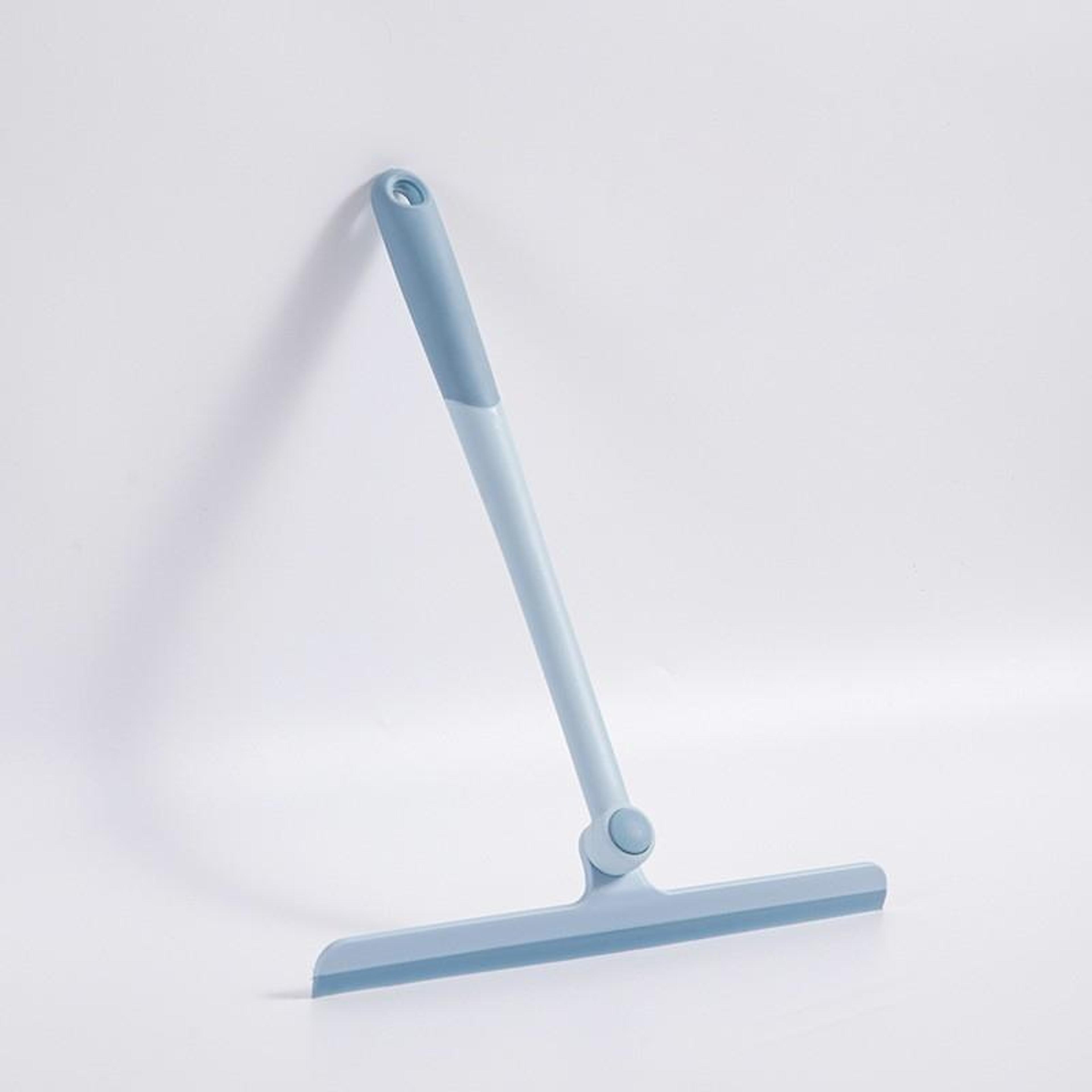 360° rotating window cleaner squeegee brush with ergonomic handle for streak-free glass