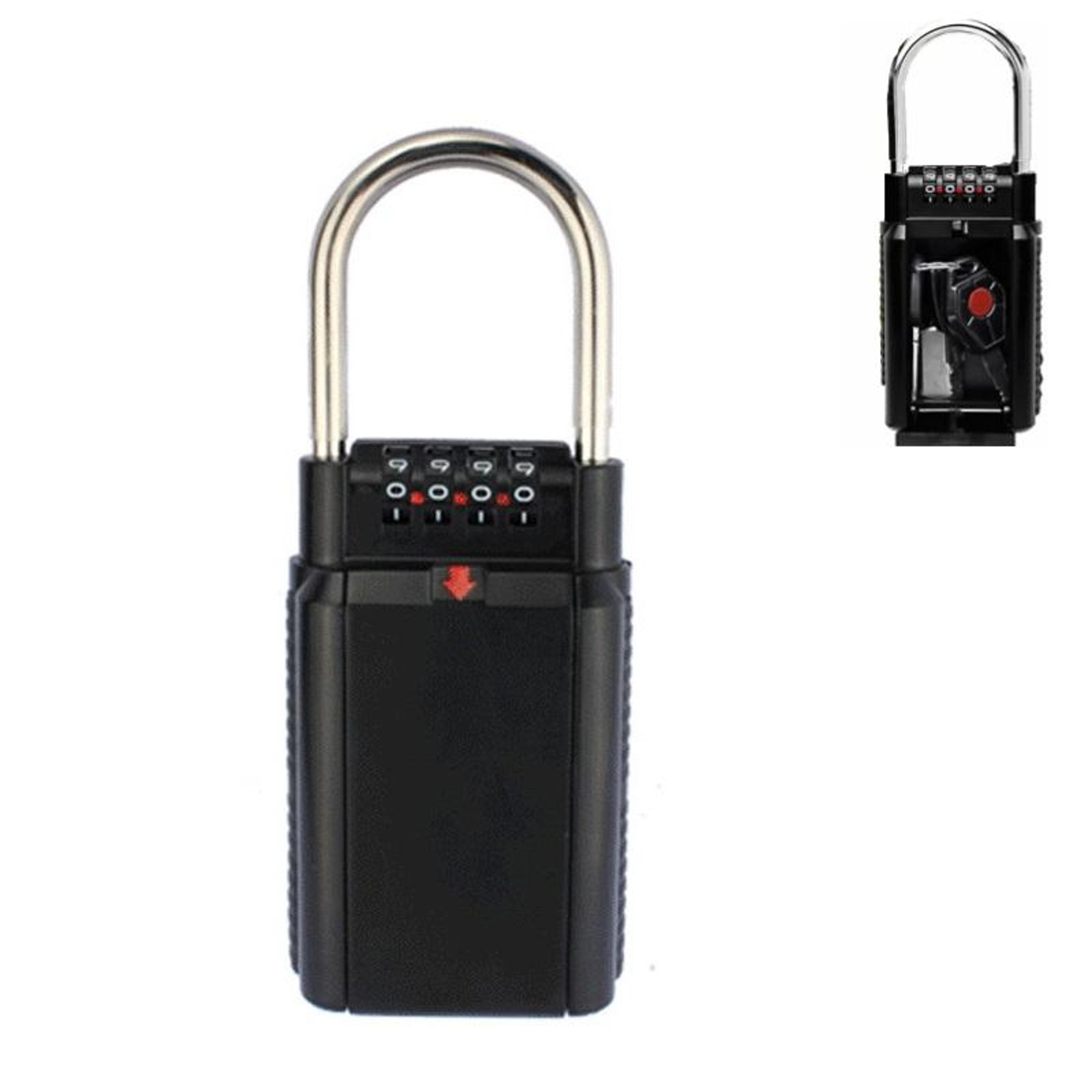 Wall Mounted Key Lock Box Secure Outdoor Key Safe With Code For Home  Business 4