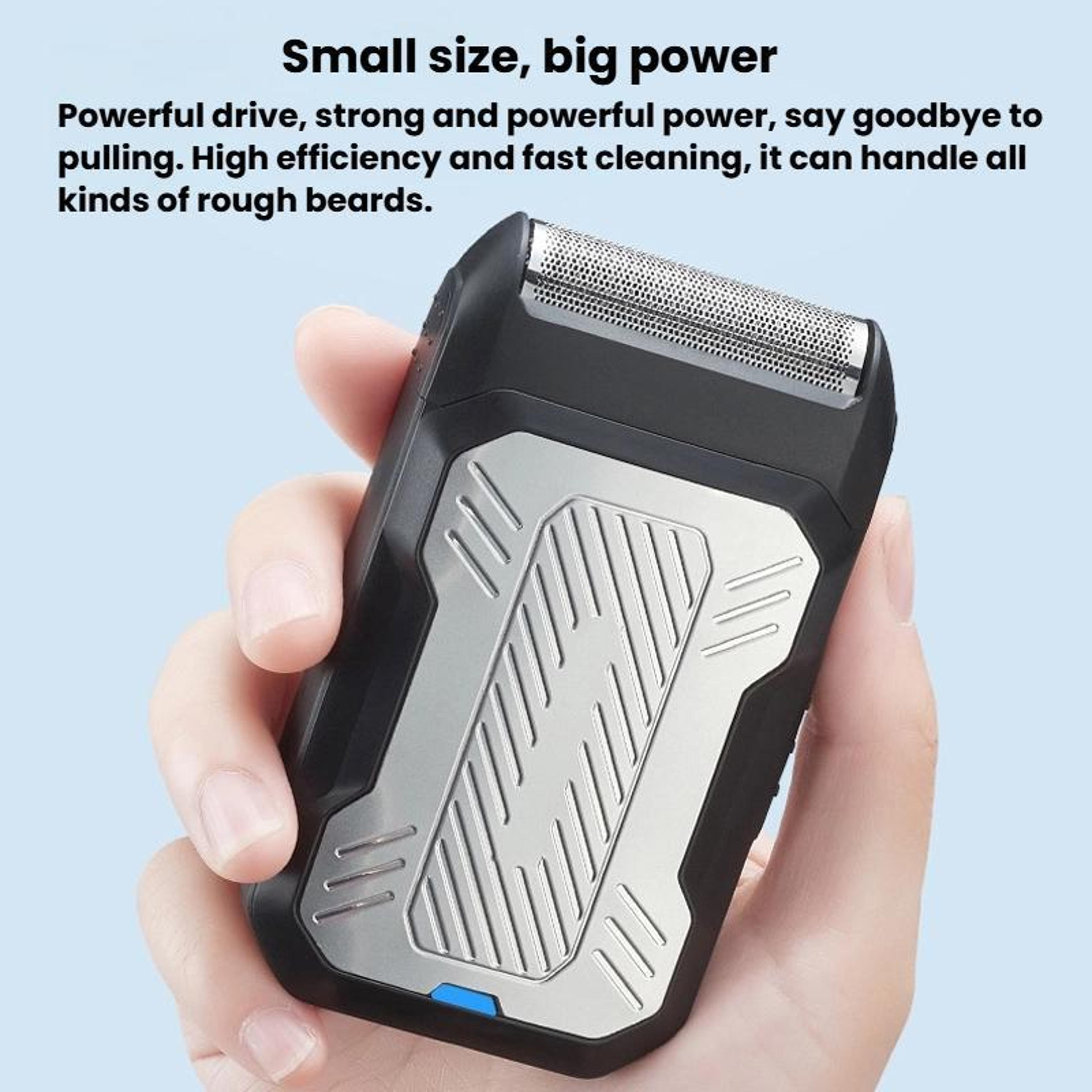 Rechargeable Electric Shaver For Men With Pop Up Trimmer  Wet Dry Shaving 10