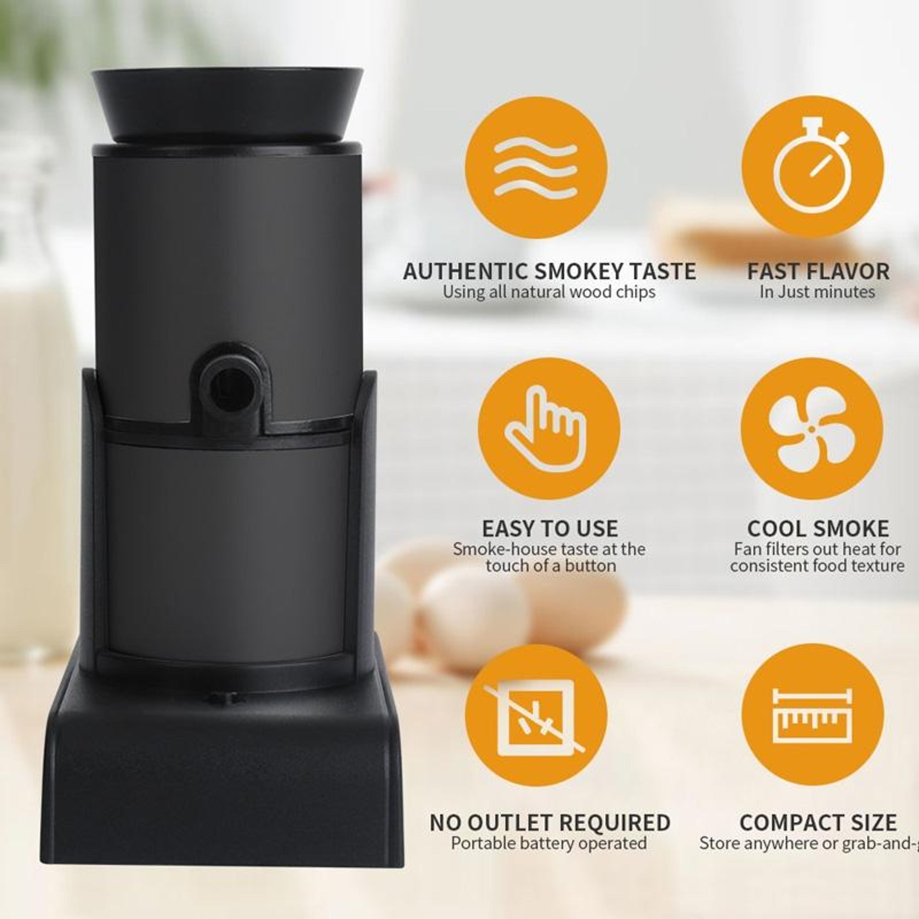 Portable Food Smoker Gun For Cocktails  BBQ Handheld Kitchen Smoker For Meat Fish  Drinks 2