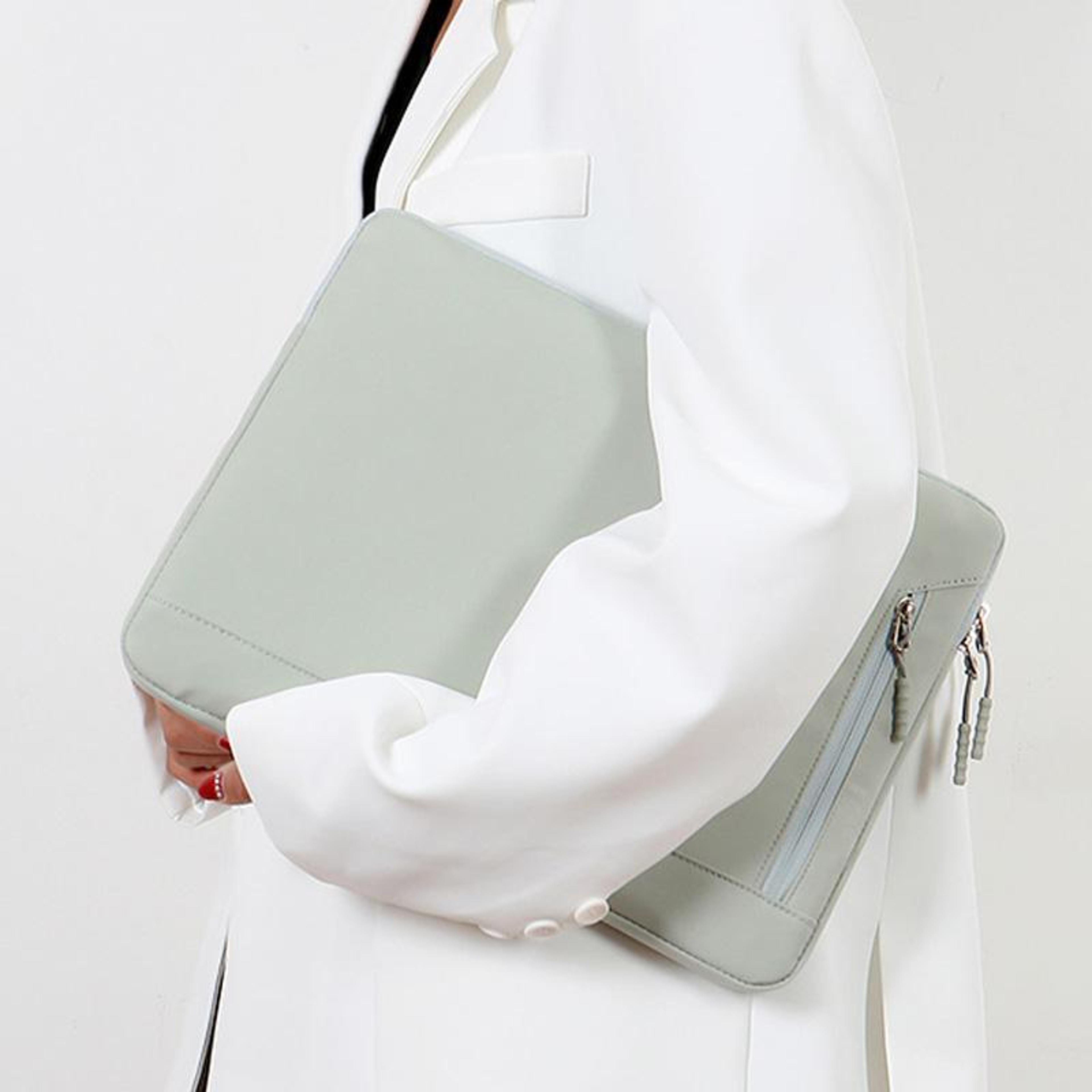 Elegant Waterproof Laptop Bag For Women Protective Sleeve With Accessories Storage 1