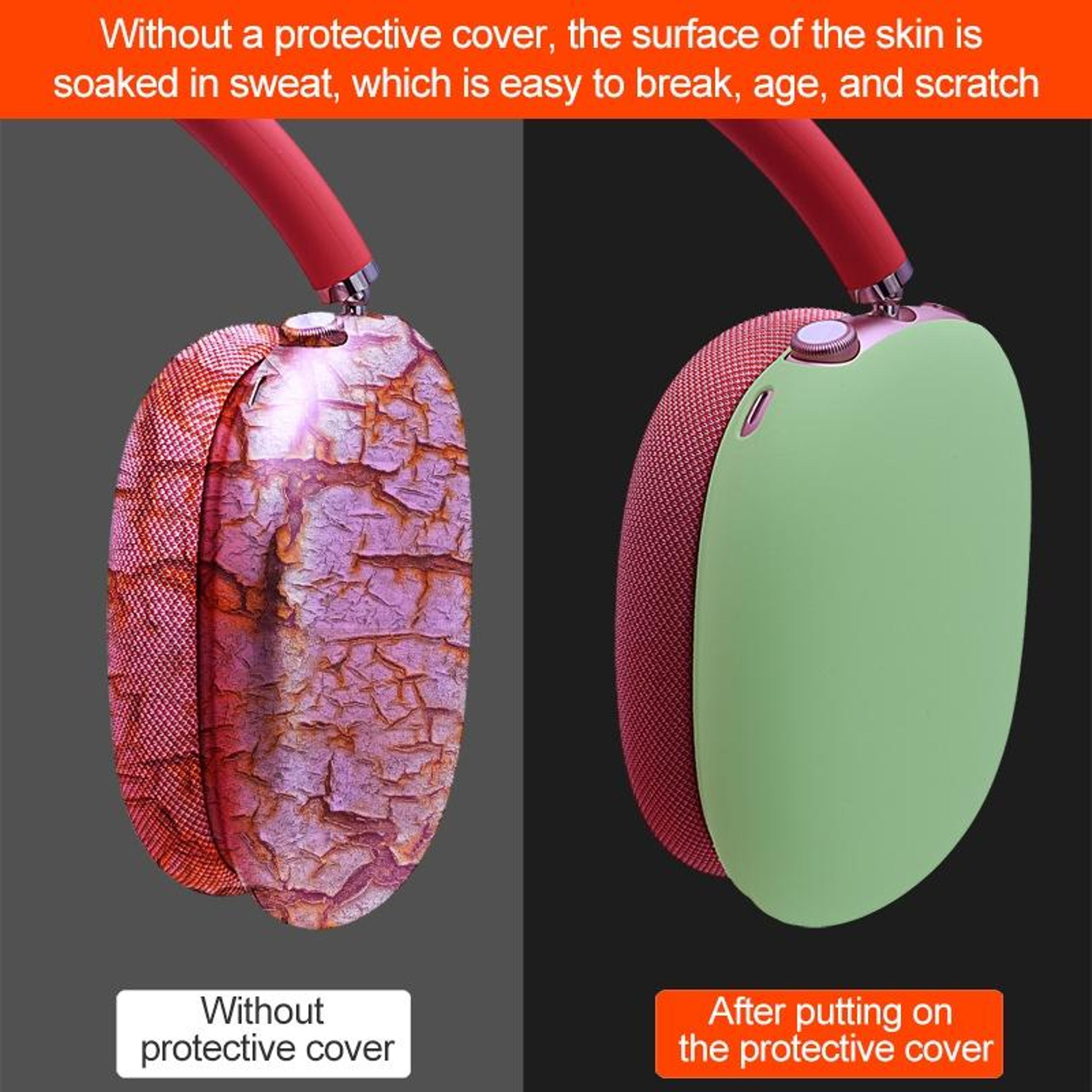 Full Coverage AirPods Max Case Cover In Soft Silicone 4