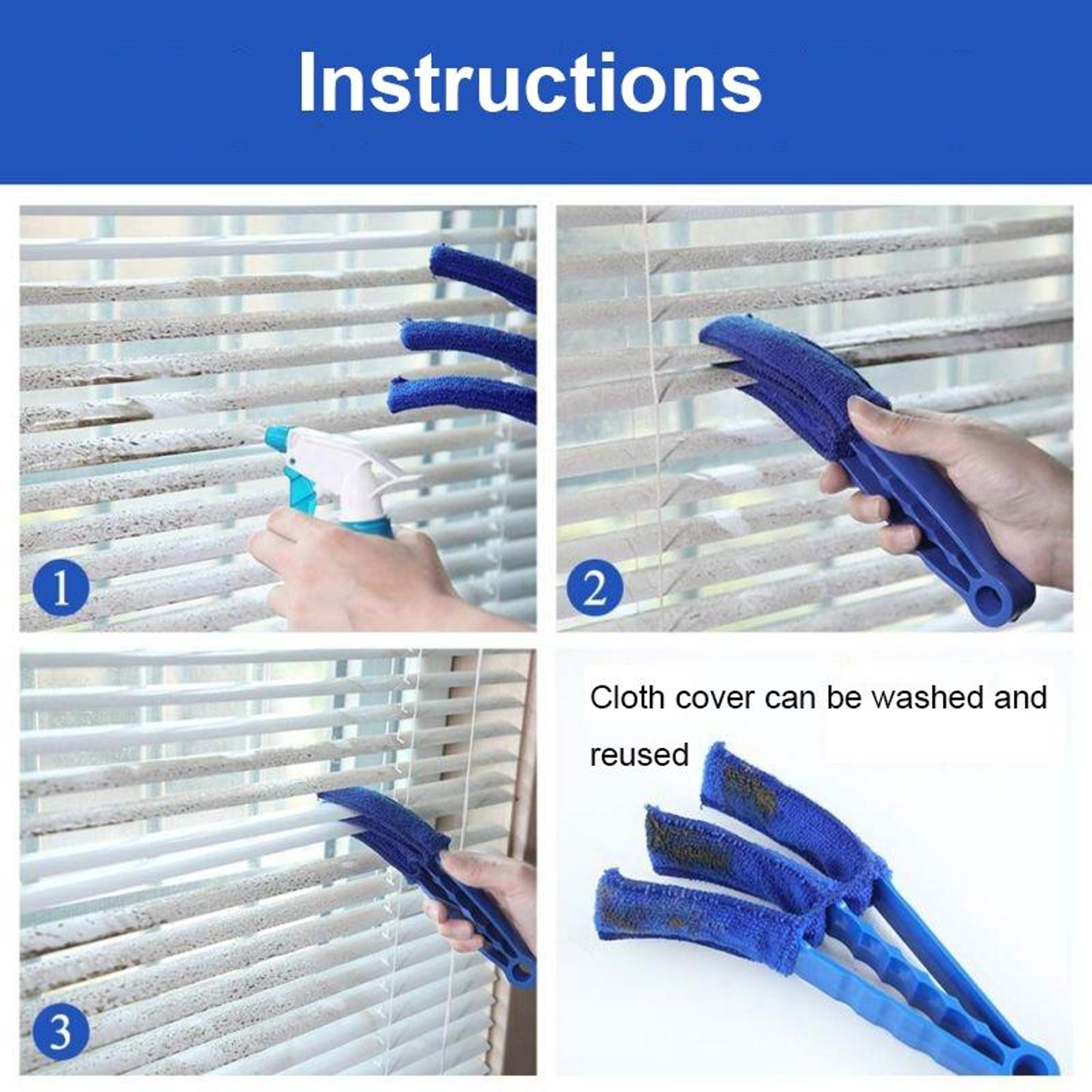 Multifunctional Car Air Vent Cleaning Brush Microfiber Duster For Auto AC Blinds  Tight Spaces 4
