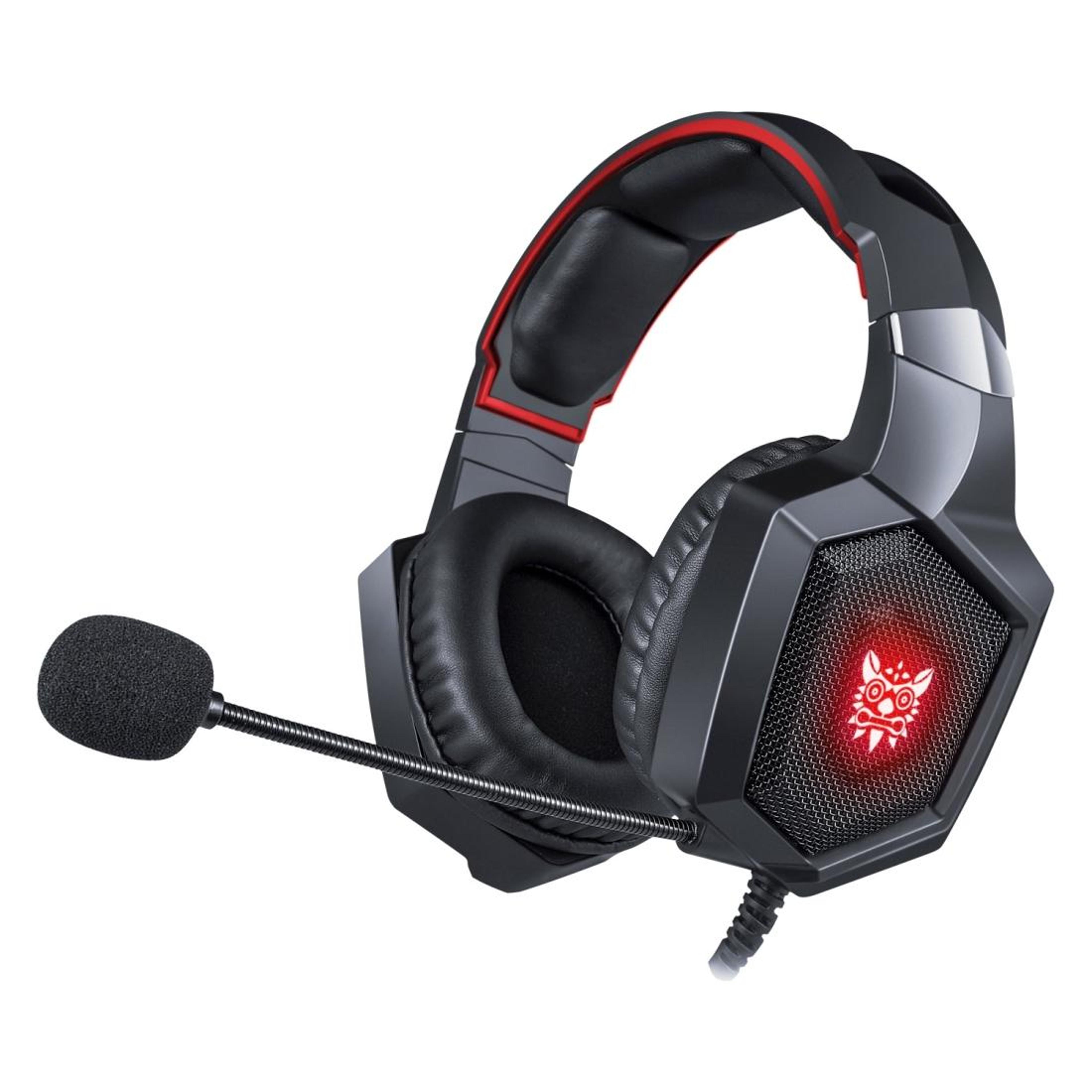 Gaming Headset With Mic  LED Lights Gaming Headset Surround Sound Headphones PC Gaming Headphones 0