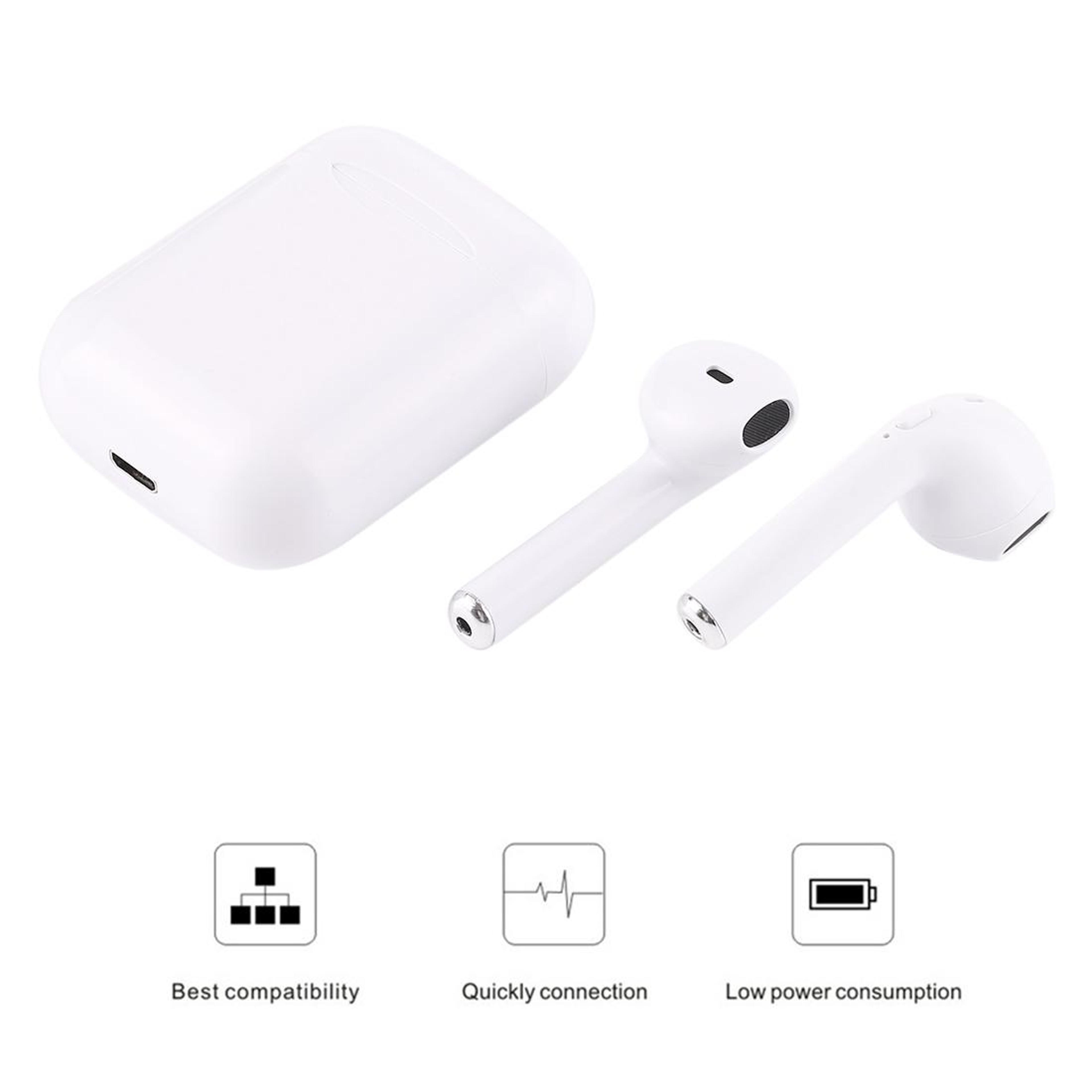 Bluetooth Earbuds With Magnetic Charging Case For IPhone And Android 3