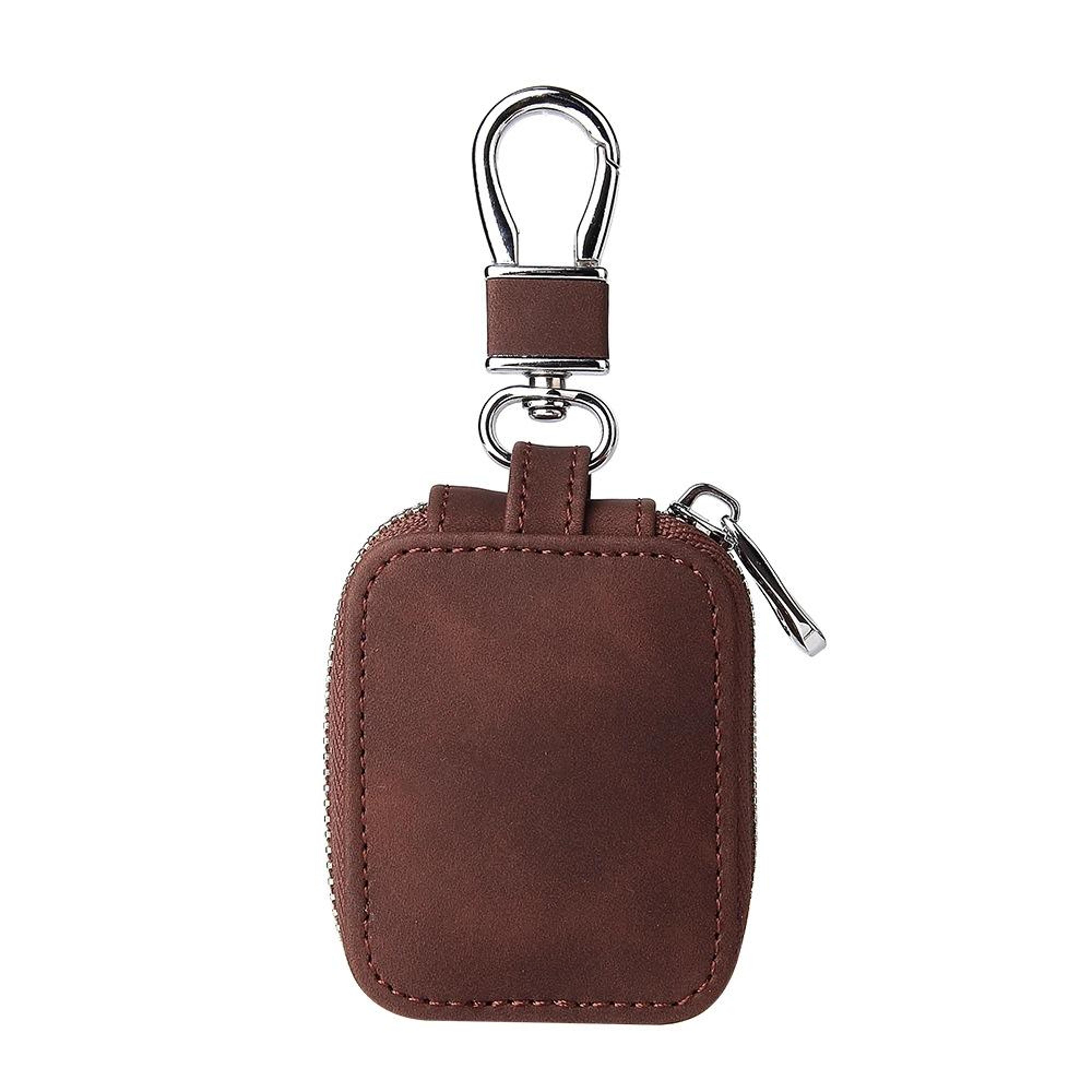 Vintage Leather AirPods Case Coffee Color With Hook Protective Cover For AirPods Pro 1
