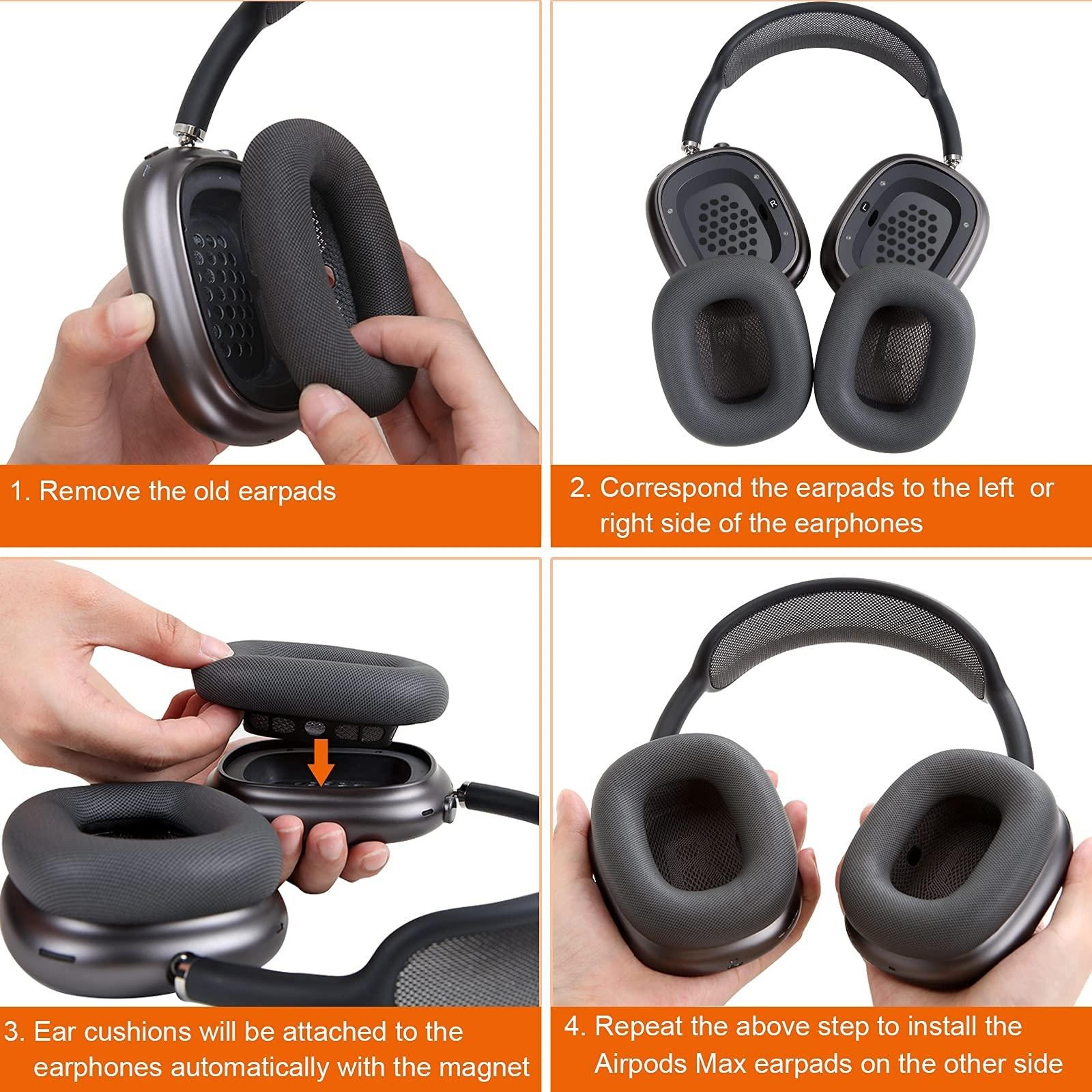 AirPods Max Replacement Ear Pads With Magnetic Mesh Cushions 4