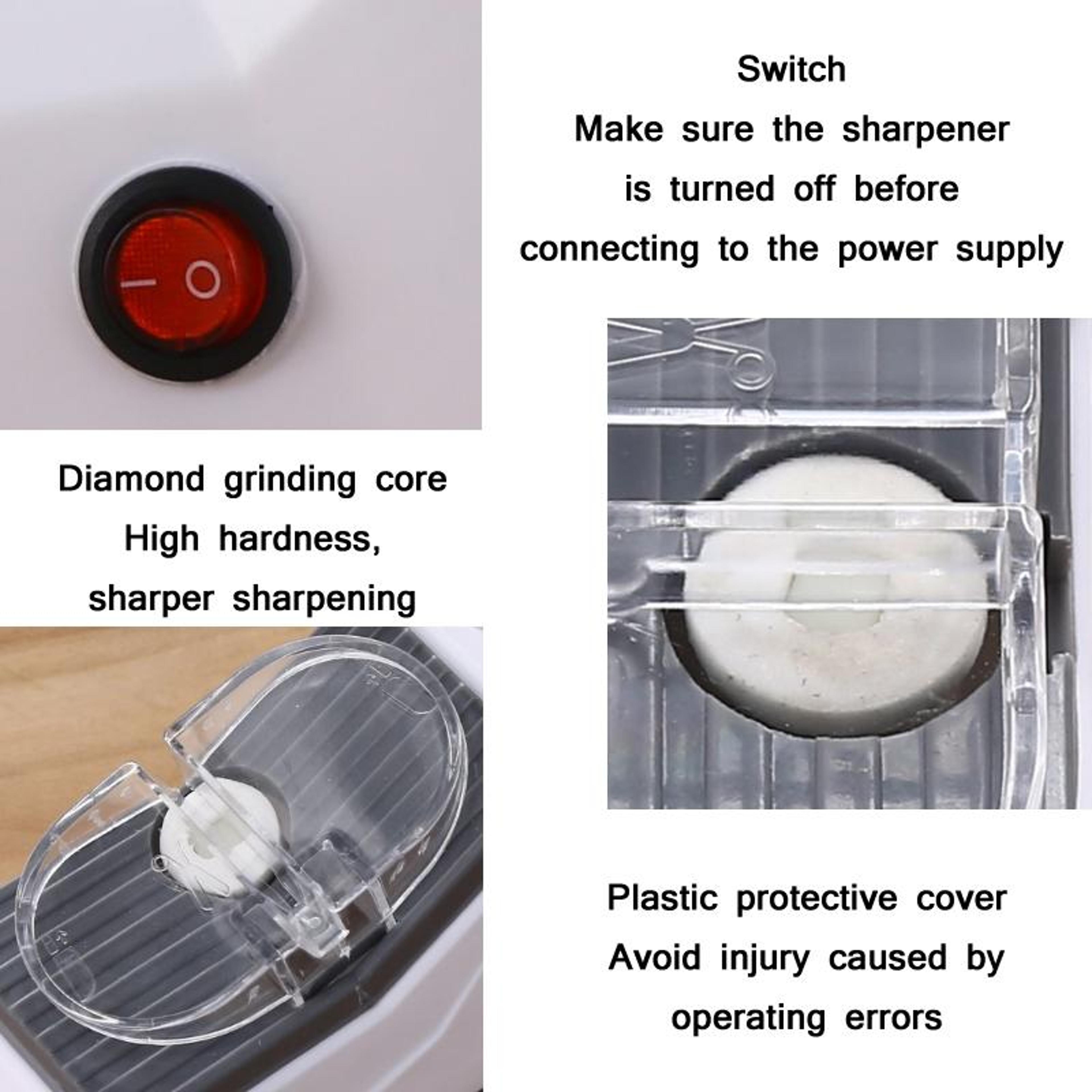 Electric DoubleSided Knife Sharpener For Kitchen Fast Knife Sharpener  Electric Knife Sharpener 3