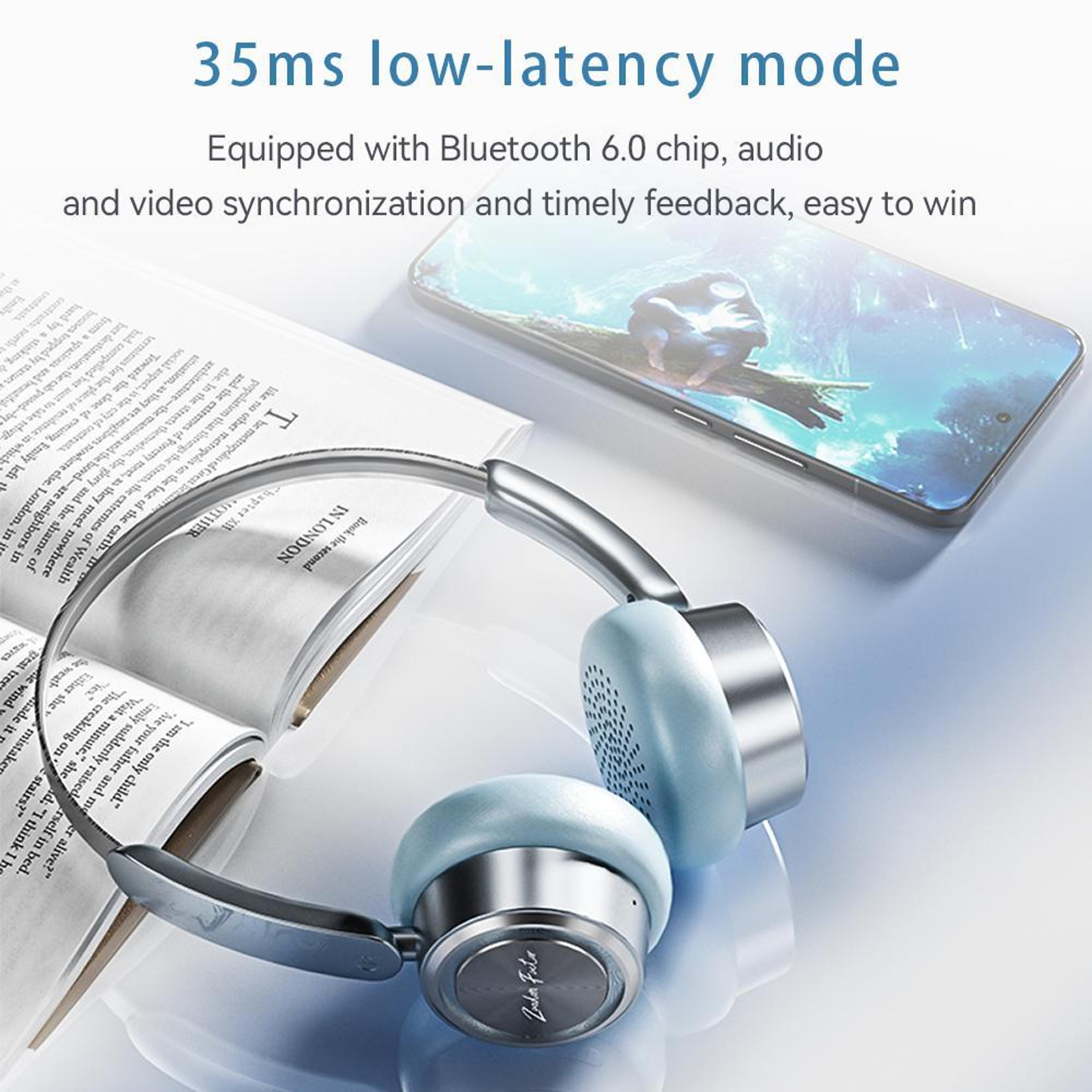 Mini Open Ear Bluetooth Headphones With Noise Cancelling  HiFi Sound 3
