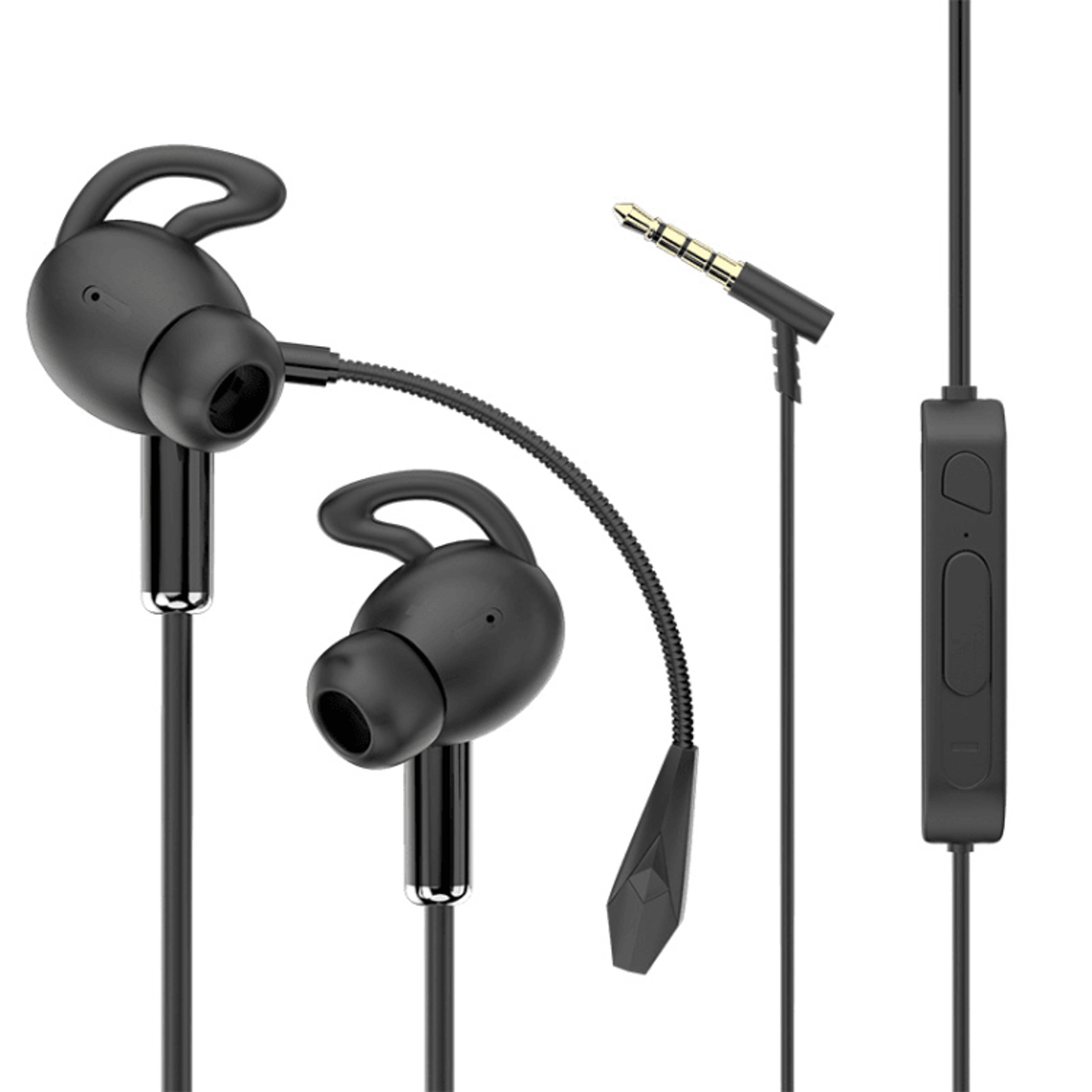 Wired 35mm InEar Headphones With Mic Sound Gaming Earbuds 9