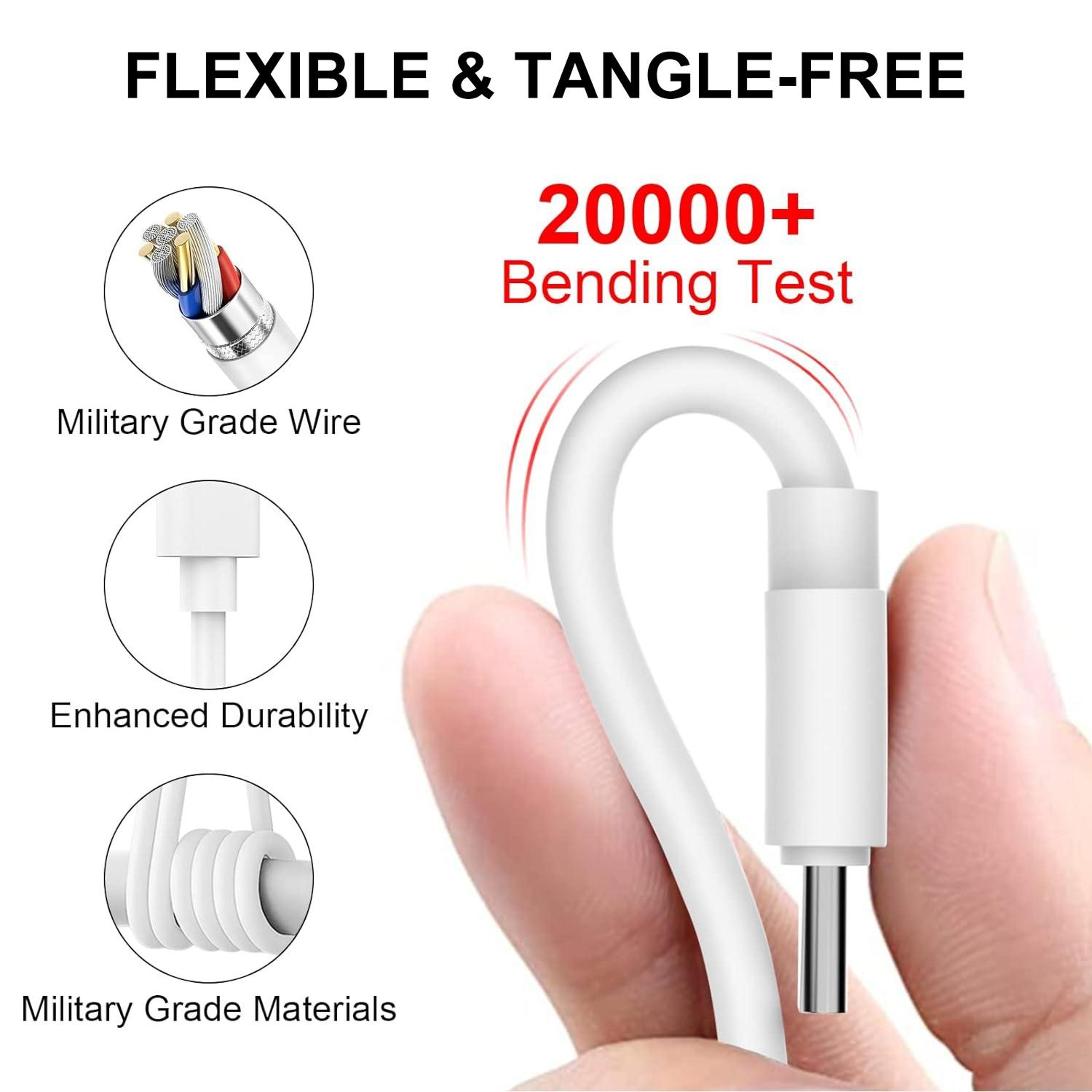 USB C Fast Charging Cable Durable Type C To Type C Power Delivery Cord 3