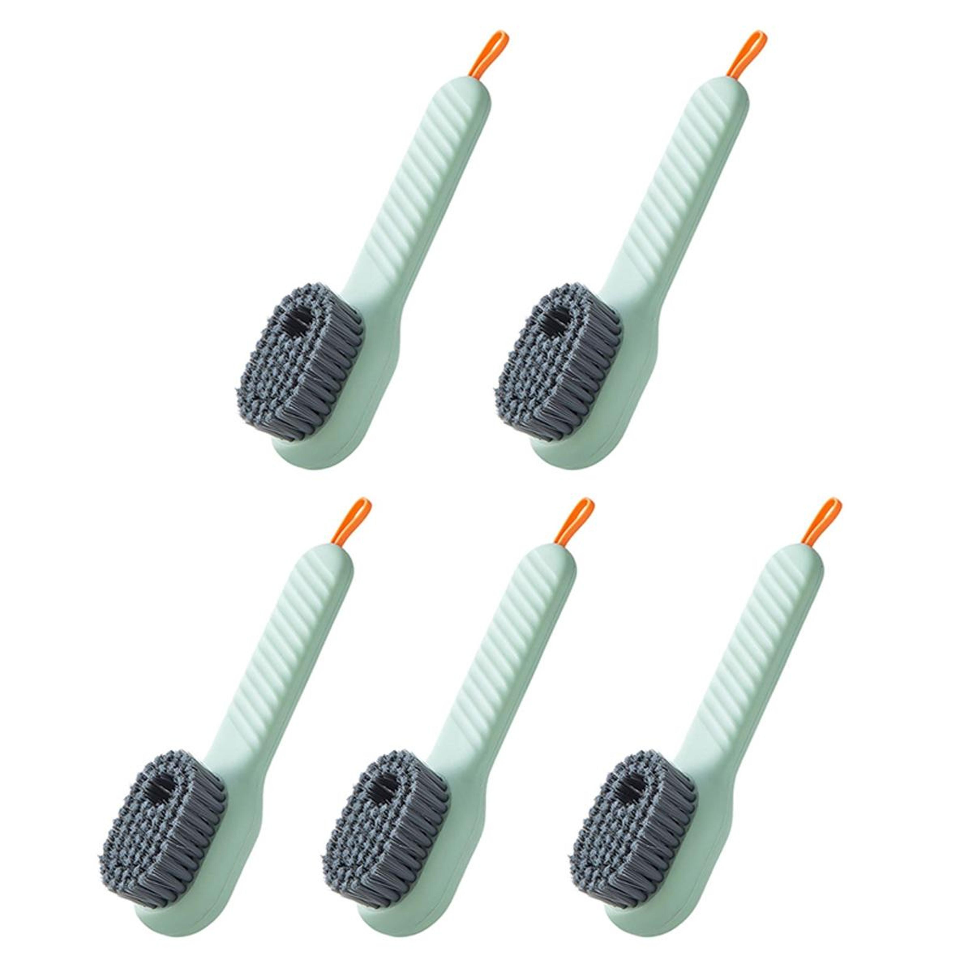 Press Dispensing Shoe Cleaning Brush With BuiltIn Soap Reservoir  Soft Nano Bristles 7