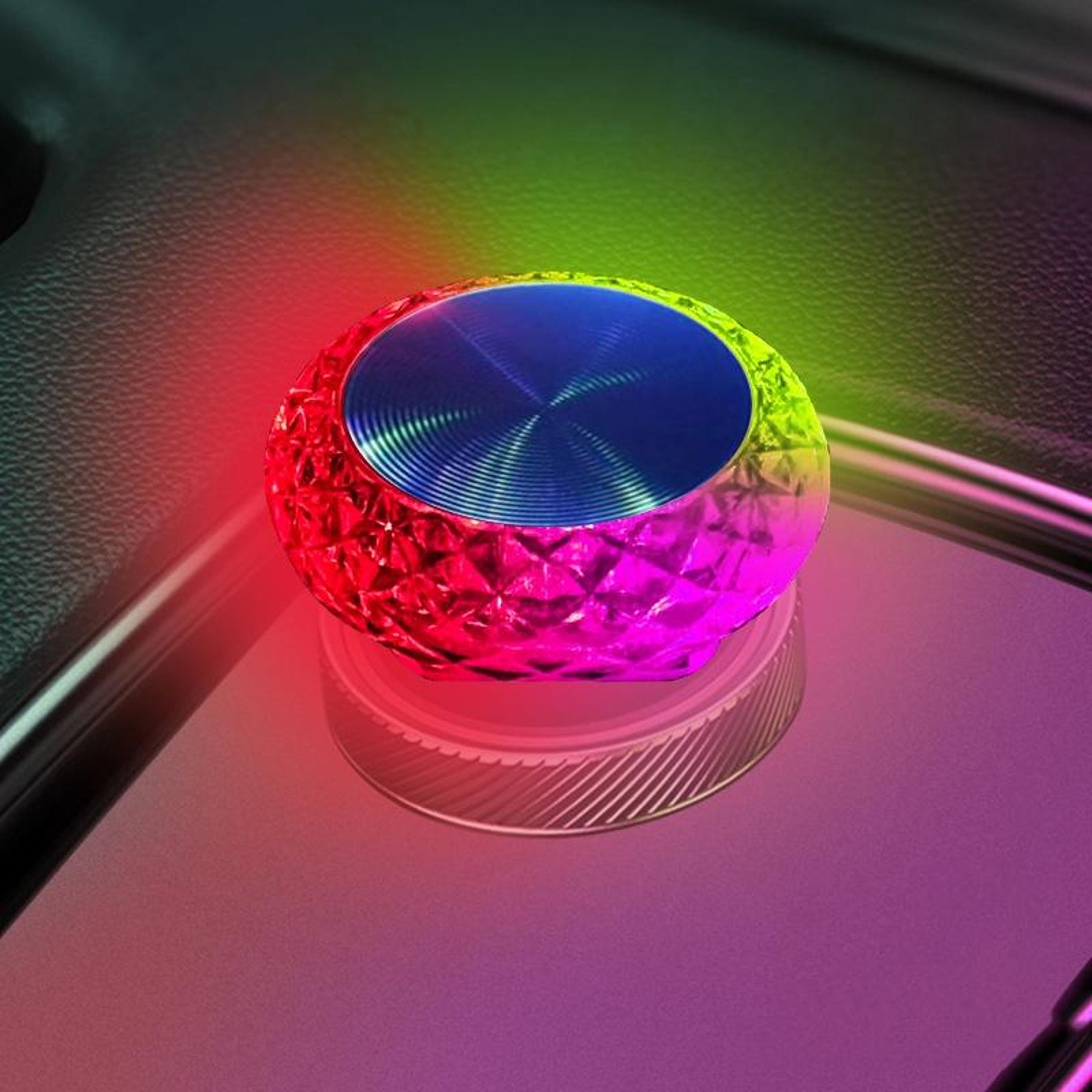 USB Mushroom LED Ambient Light Mini Car Night Lamp For Cozy Interior Decor 12