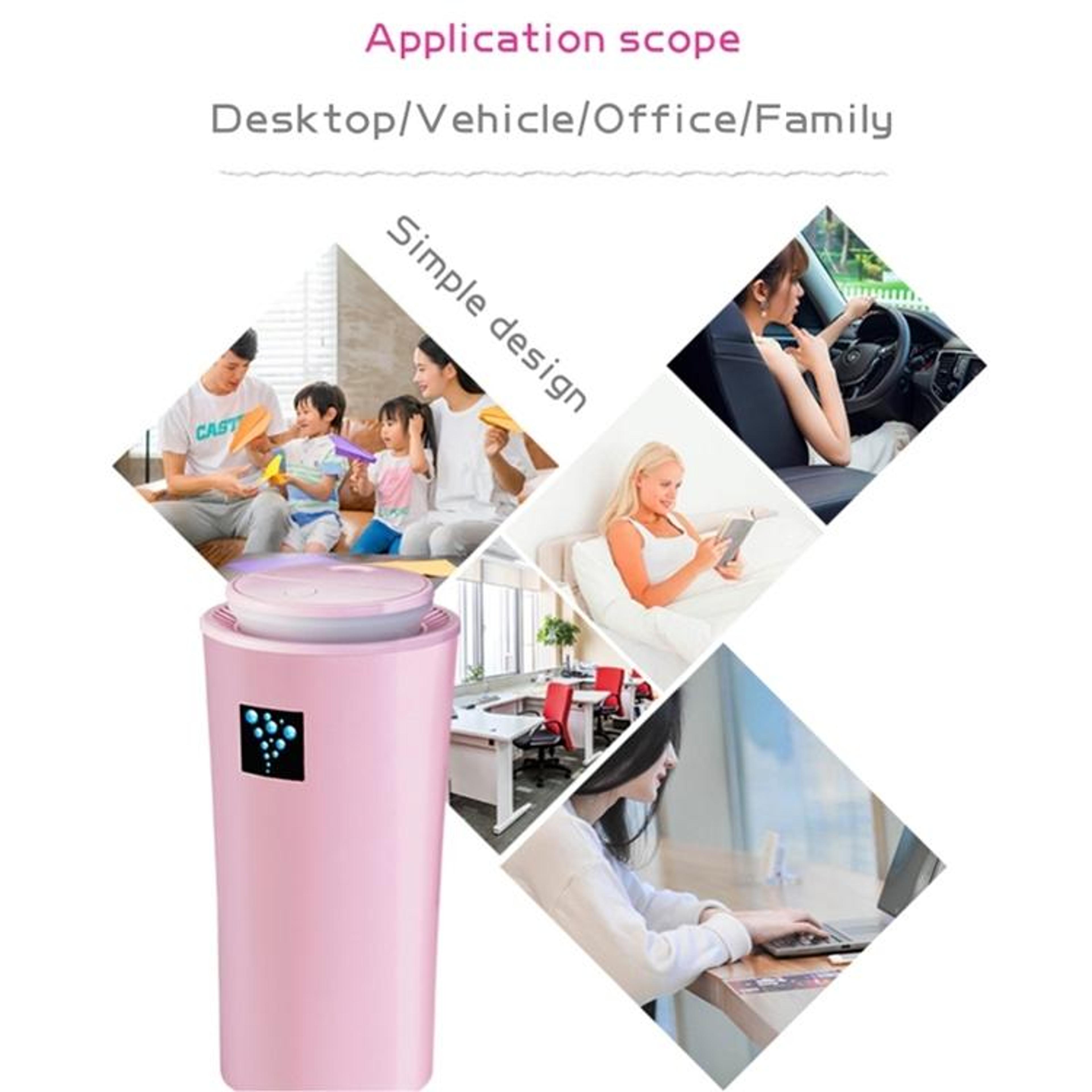Portable Mini Humidifier With LED Night Light LeakProof USB Air Humidifier For Home  Car 2
