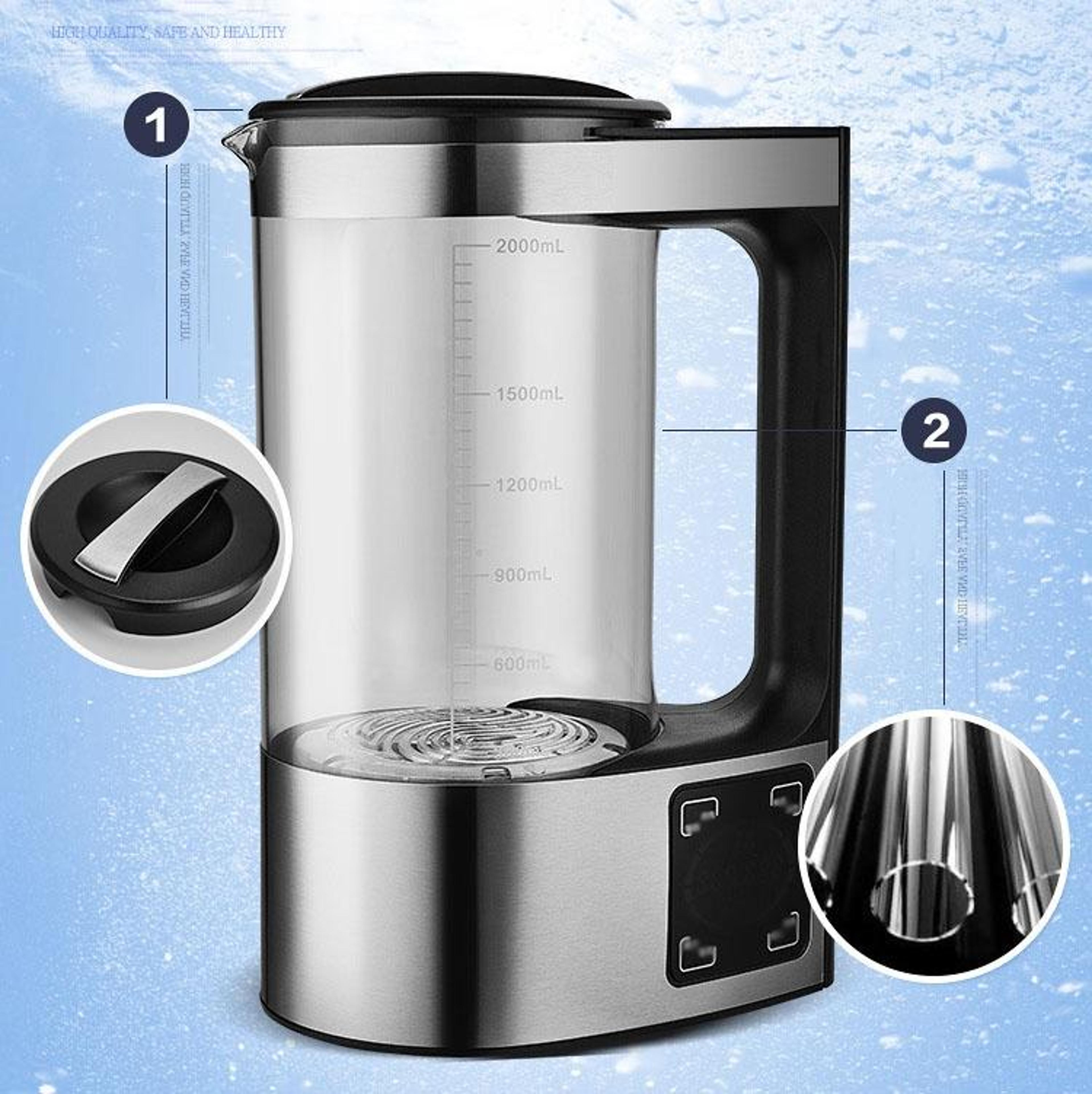 Smart Hydrogen Water Generator Kettle 2L Micro Electrolysis Hydrogen Rich Water Machine 3