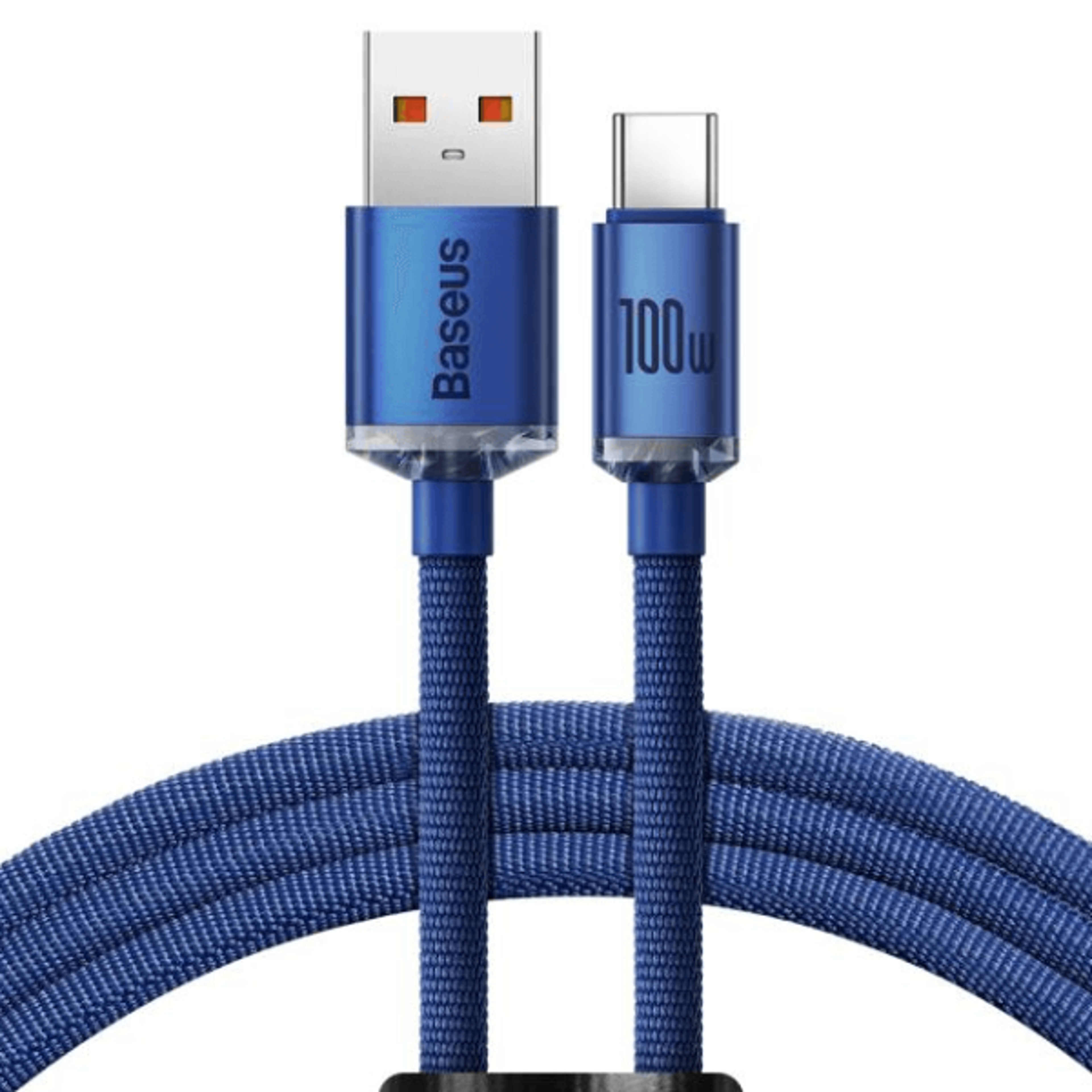 Baseus Crystal Shine Series Fast Charging Cable USB to TypeC 100W Cable Length12mBlue