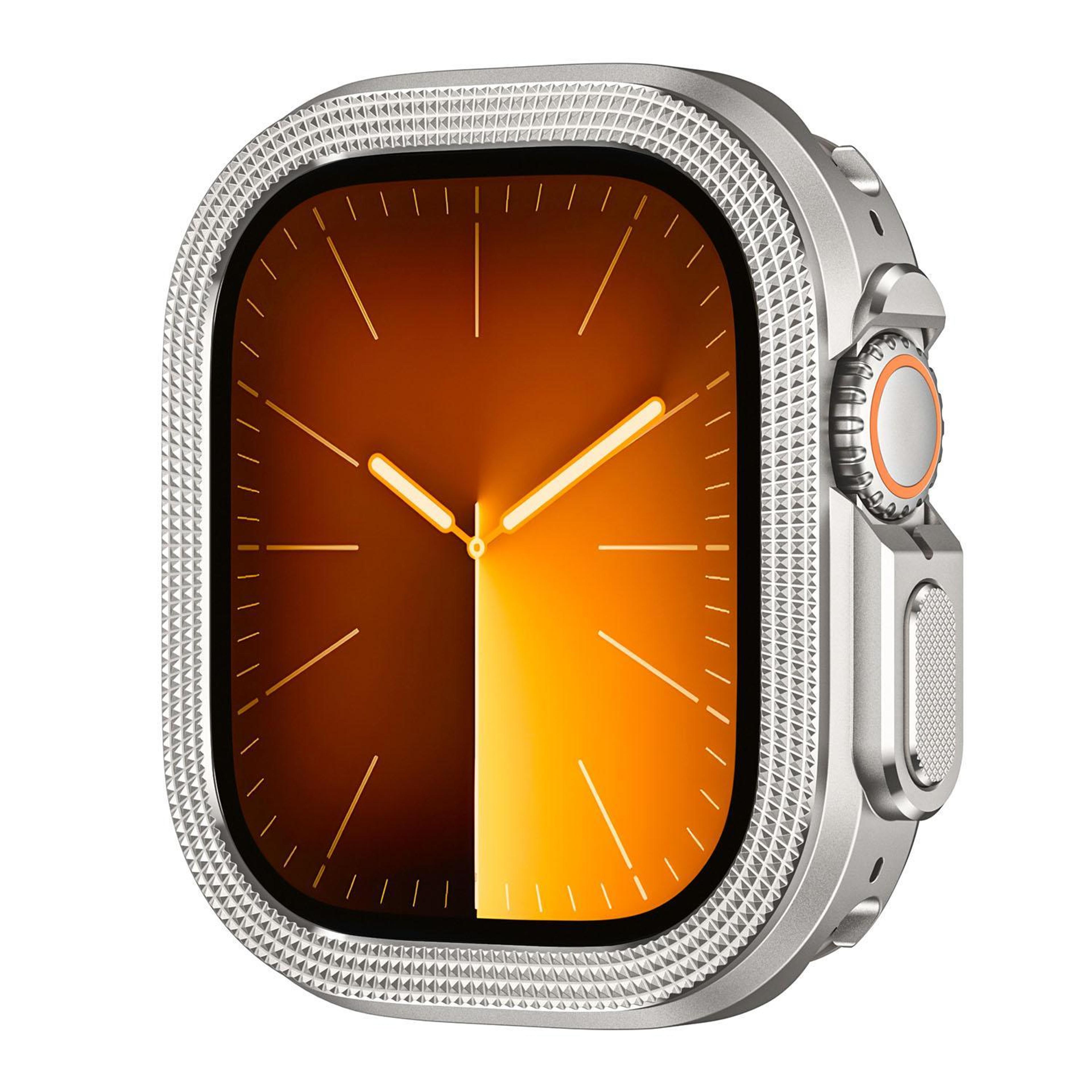 Apple Watch Ultra Case  Metal Rhombus Protective Bumper Lightweight Rugged Cover 6