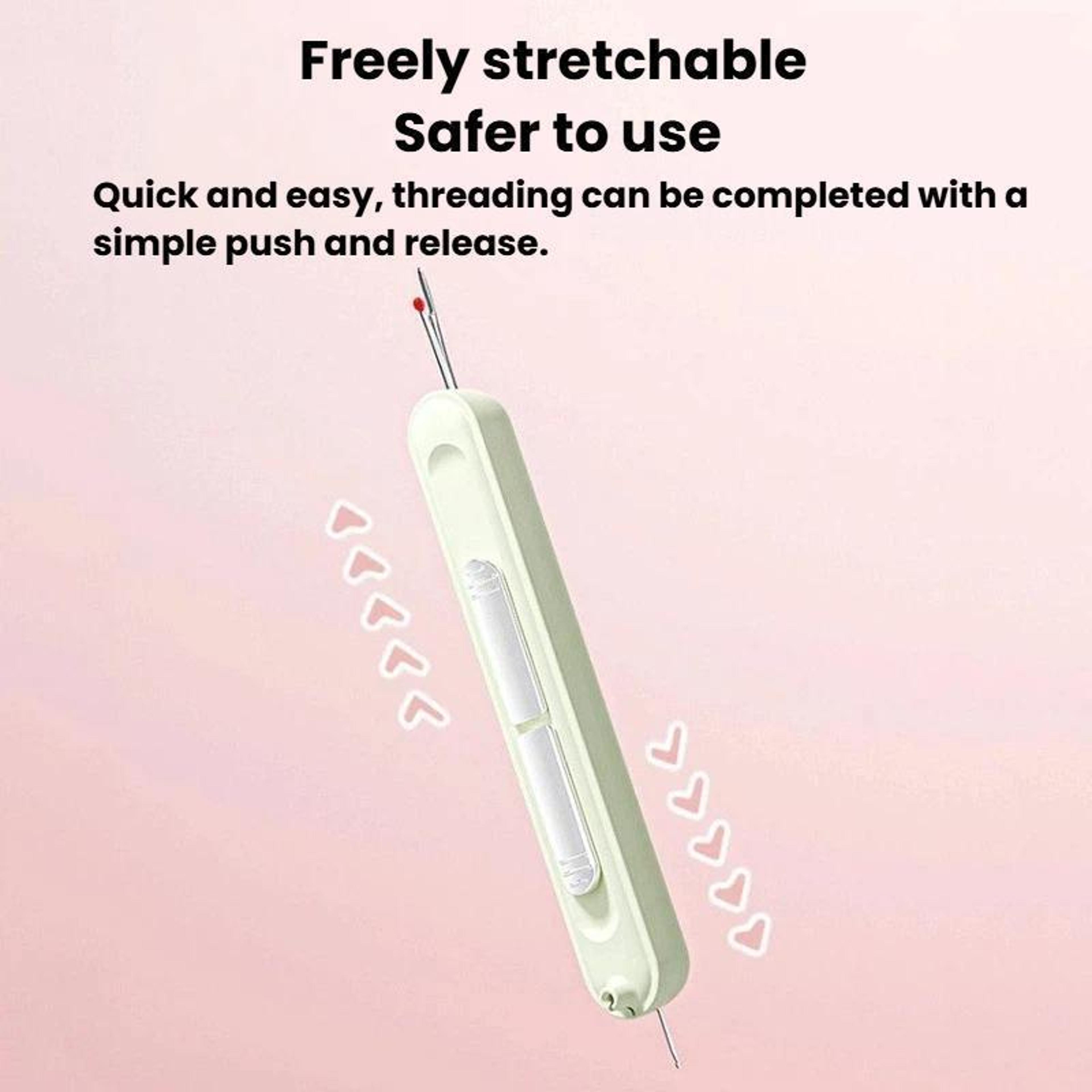 Portable Telescopic Needle Threader And Seam Ripper Tool Compact Sewing Portable Thread Remover For 7