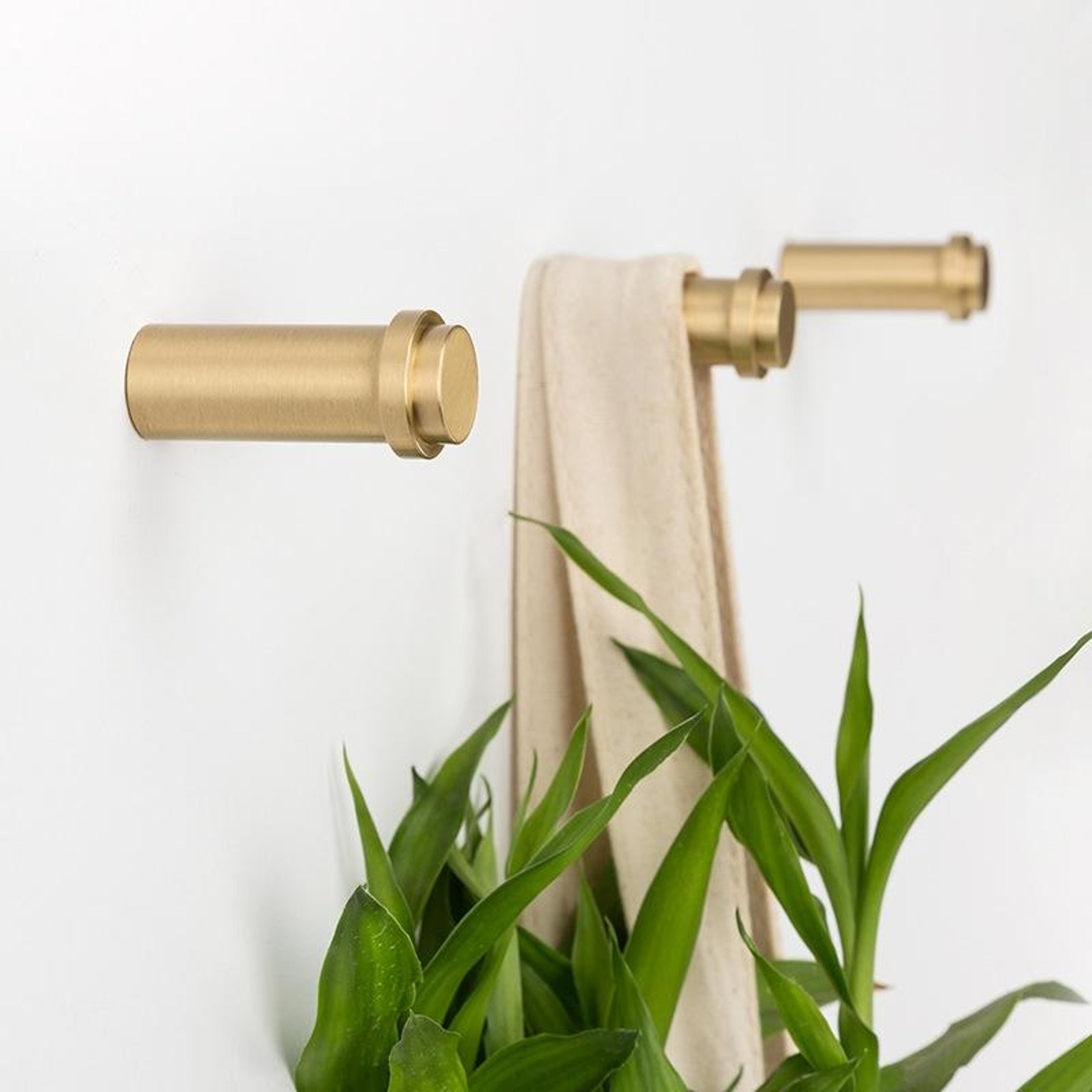 Vintage Brass Wall Hook For Keys And Decor Small Decorative Entryway Key Holder 3