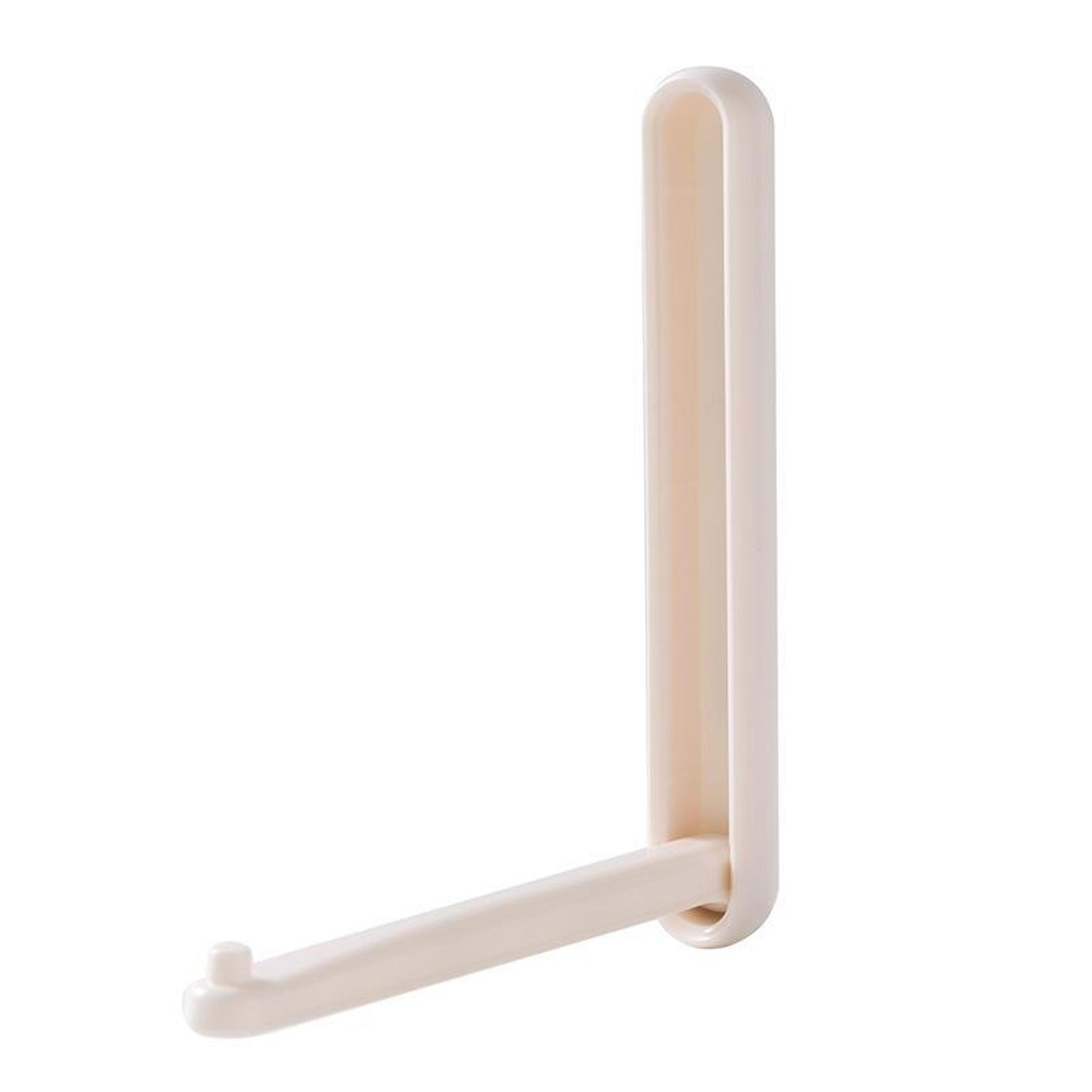 No Drill Foldable Hanger Organizer Wall Mounted Balcony Clothes Rack 9