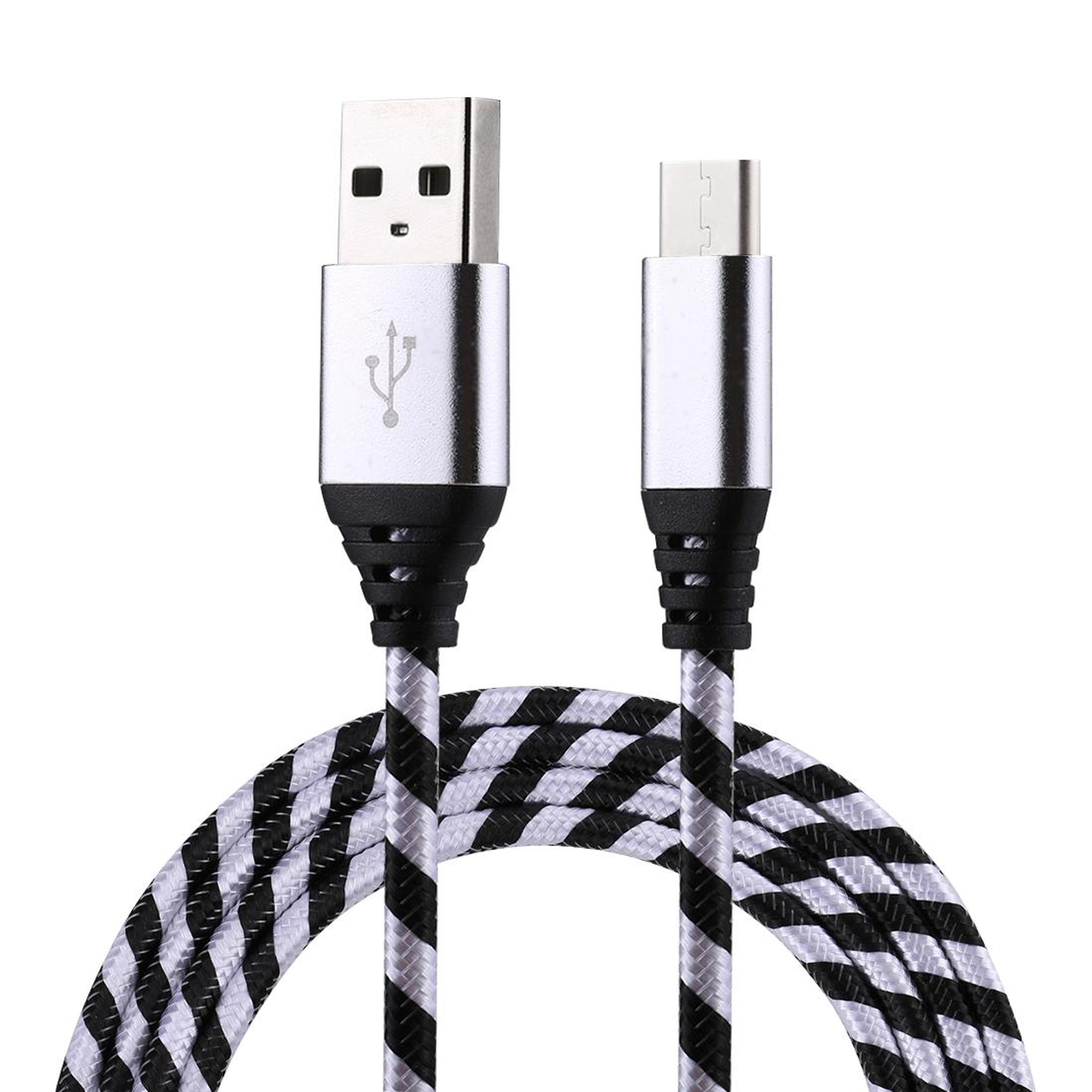 Durable Nylon USB C Charging Cable Fast Data Sync USB To Type C Cord 4