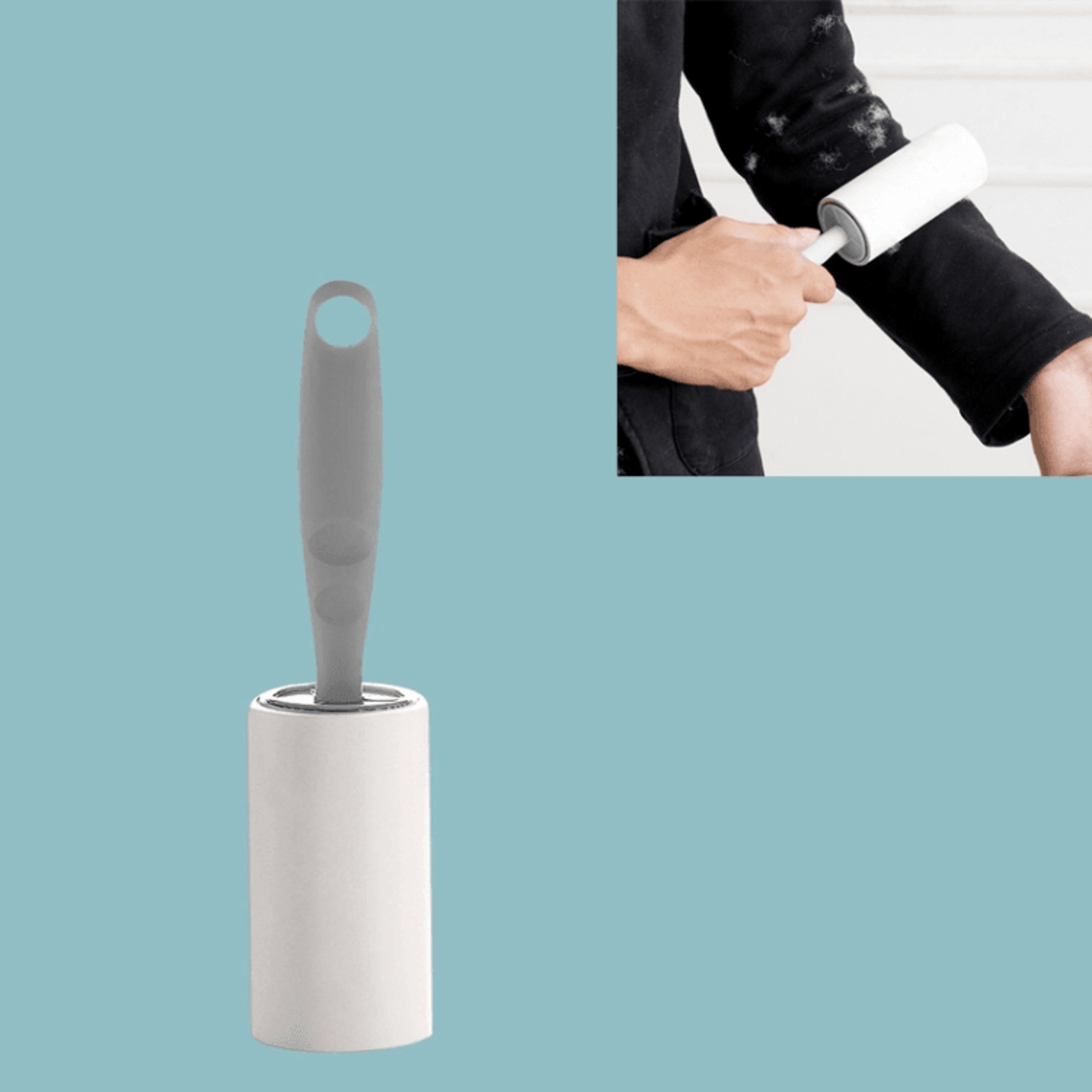 Long Handle Lint Roller Sticky Hair Remover Roller For Clothes  Pet Hair 10