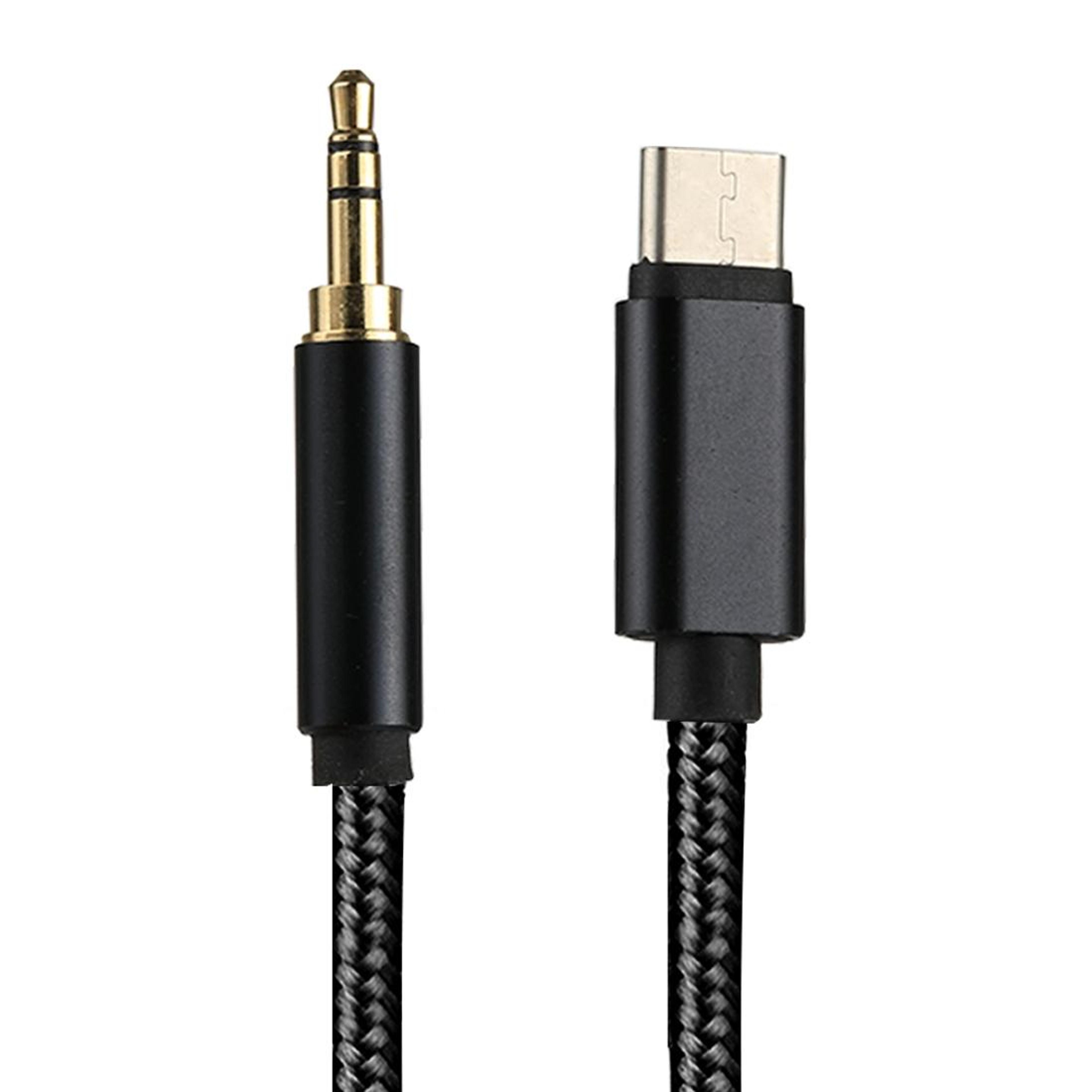 Type C To 35mm Audio Cable Braided Nylon Aux Cord For Car And Speakers 9