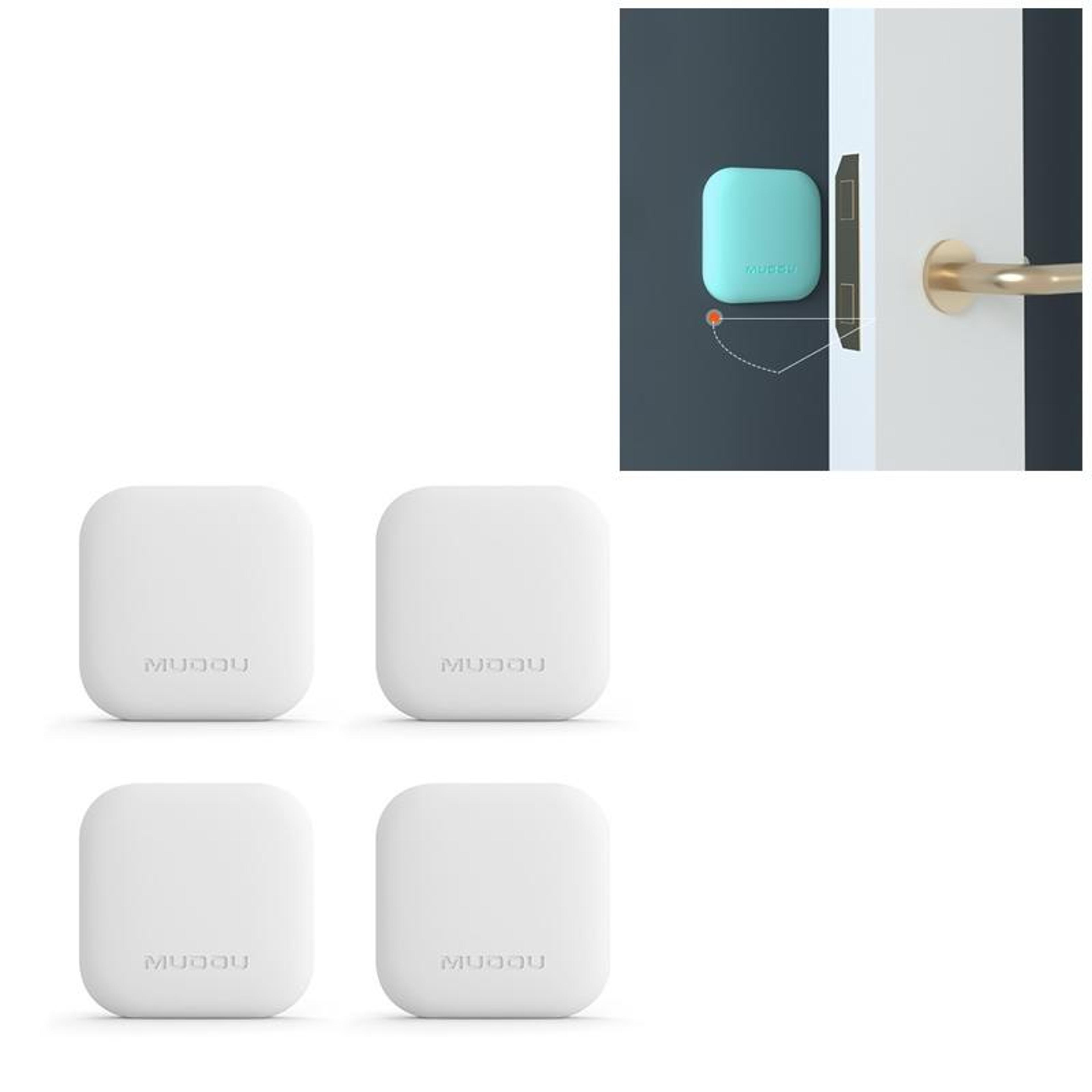 Silicone Wall Protectors Door Handle Bumper Pads Collision Proof Stickers 5