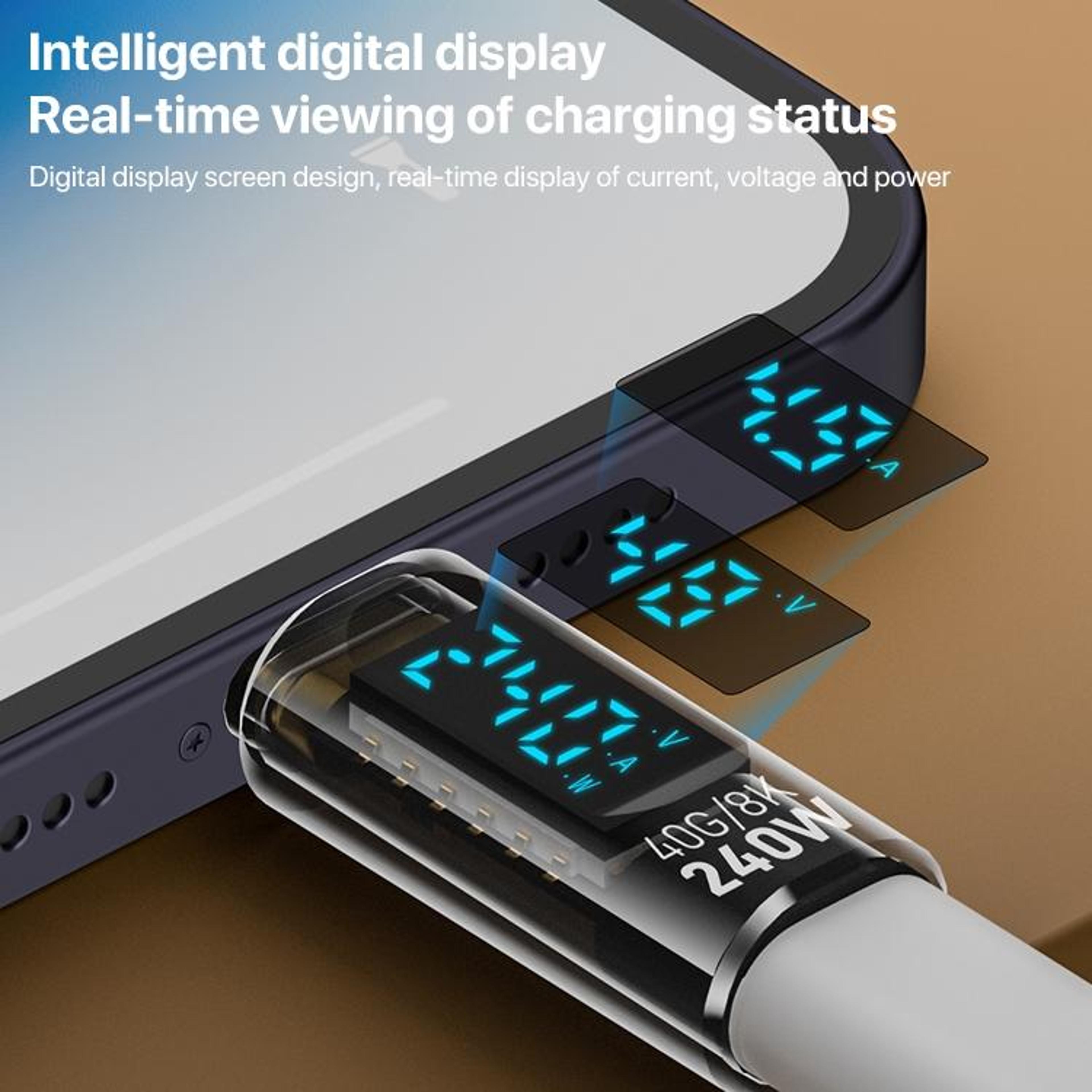 USB C Adapter With Display 8K Video  40Gbps Data Type C Extender 5