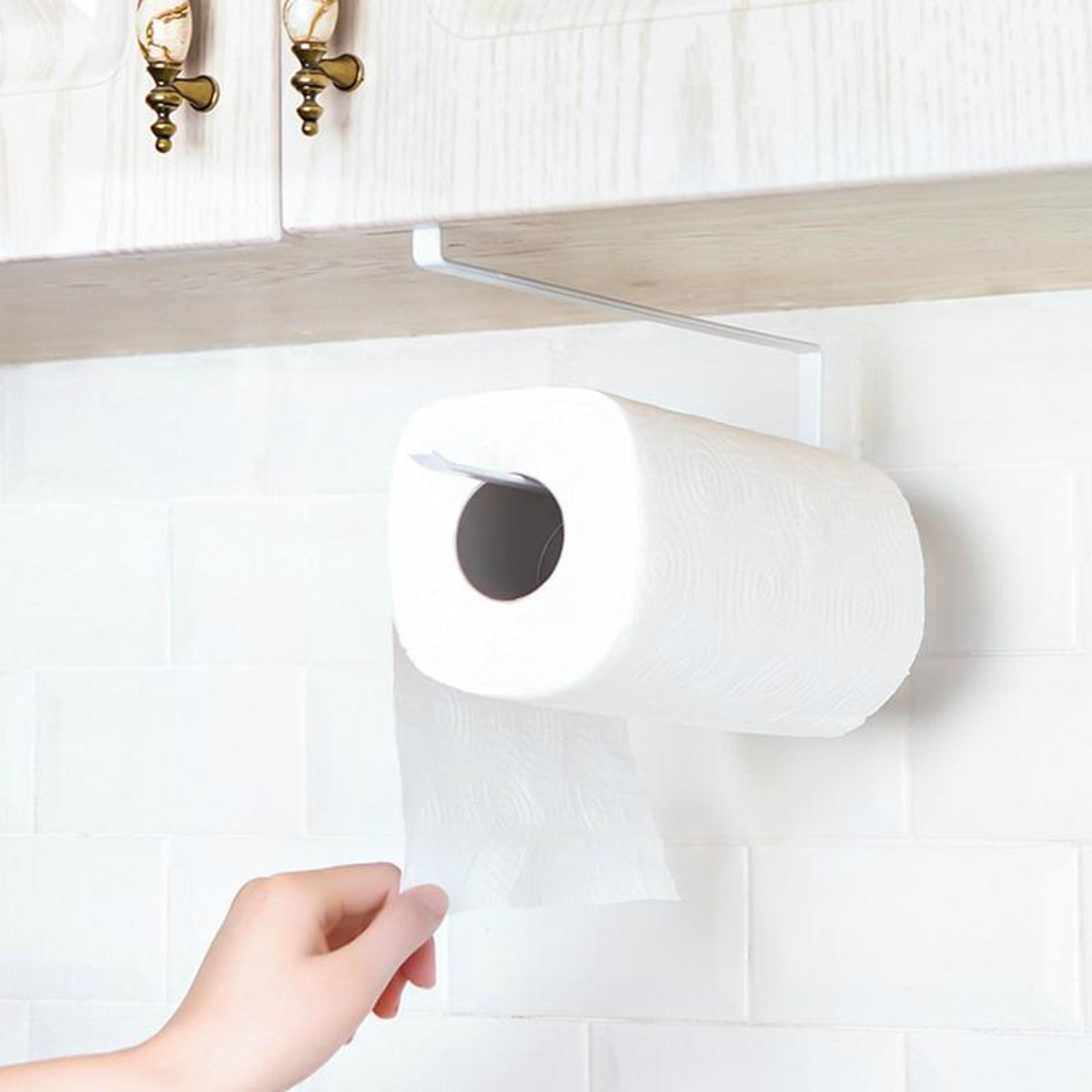 Space Saving Over Cabinet Paper Towel Holder 6