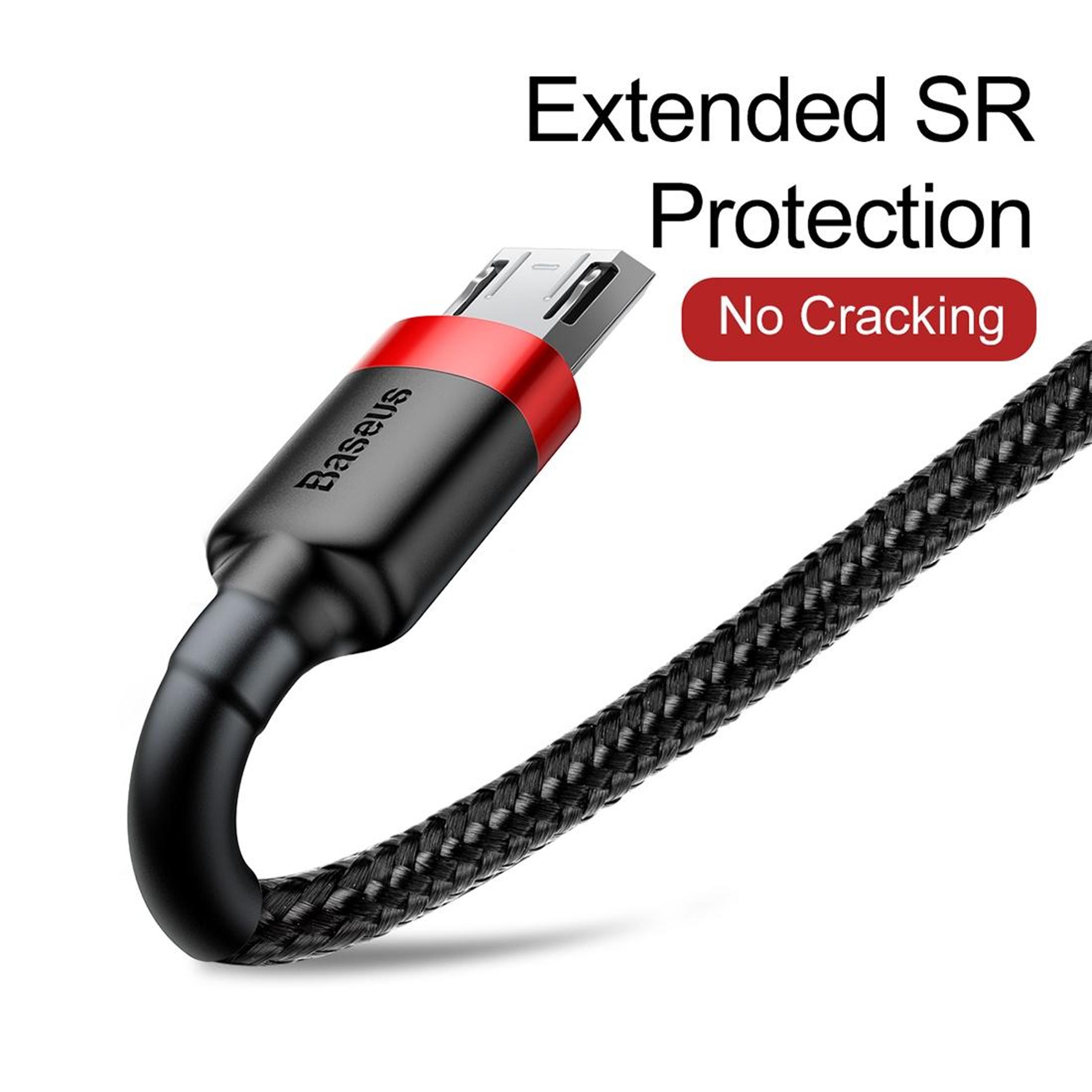 Reversible Braided Micro USB Charging Cable Fast Sync Durable Double Sided Cord 7