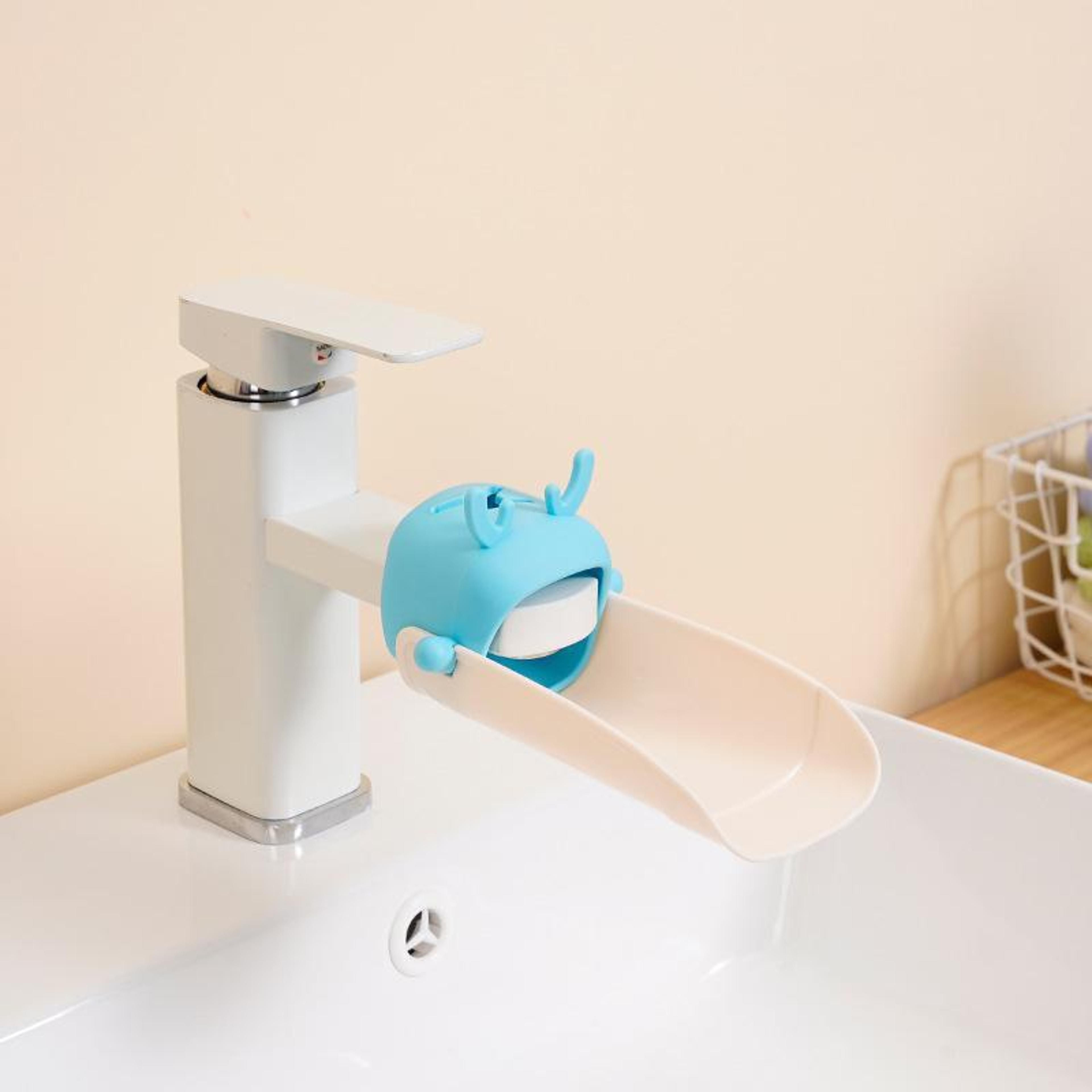 cartoon deer kids faucet extender splashproof sink attachment & diverter tool