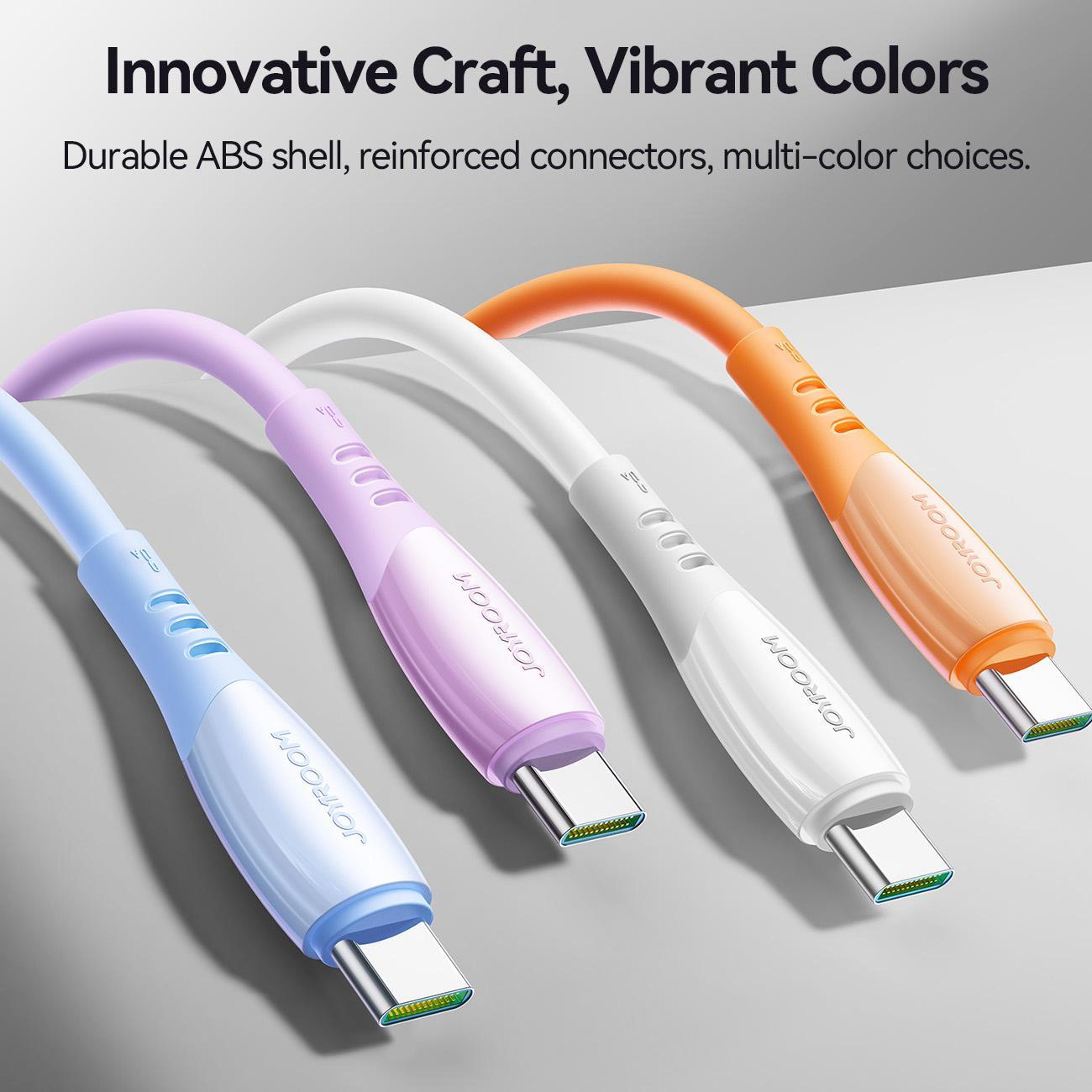 Vibrant Series 3A USB To Type C Fast Charging Cable For Reliable Charging And Data Sync 3