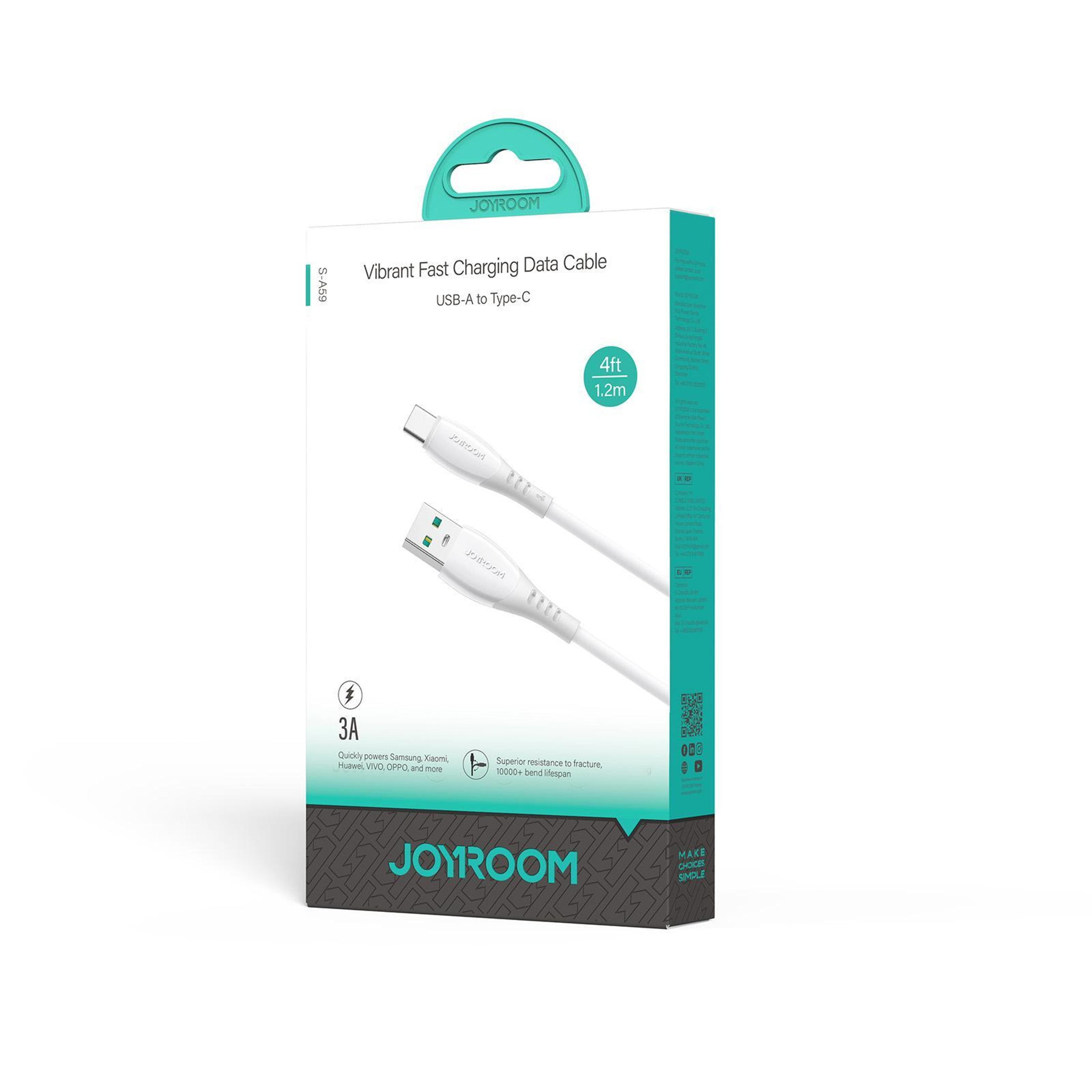 Vibrant Series 3A USB To Type C Fast Charging Cable For Reliable Charging And Data Sync 9