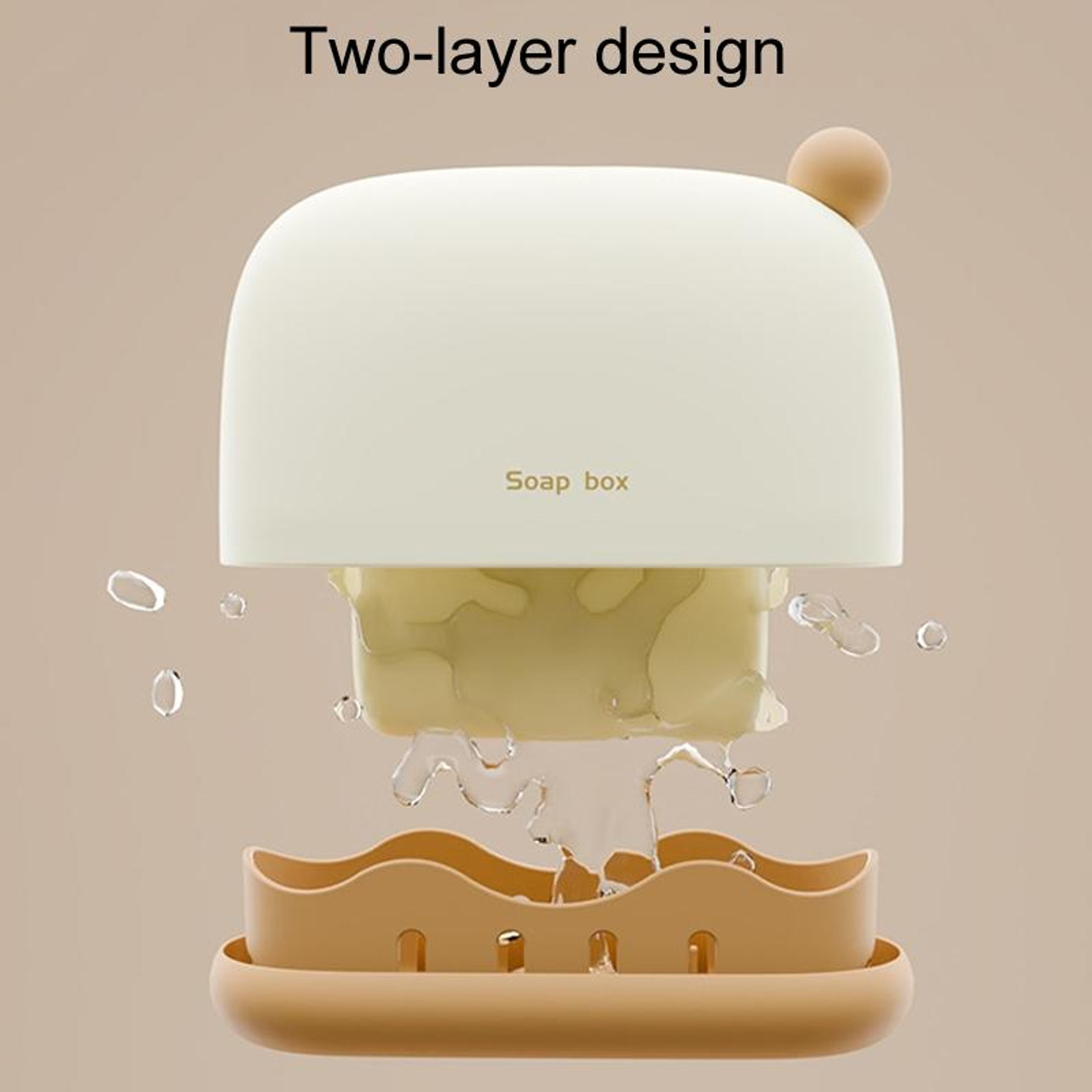 Portable Travel Soap Box Leakproof Soap Holder Case 4