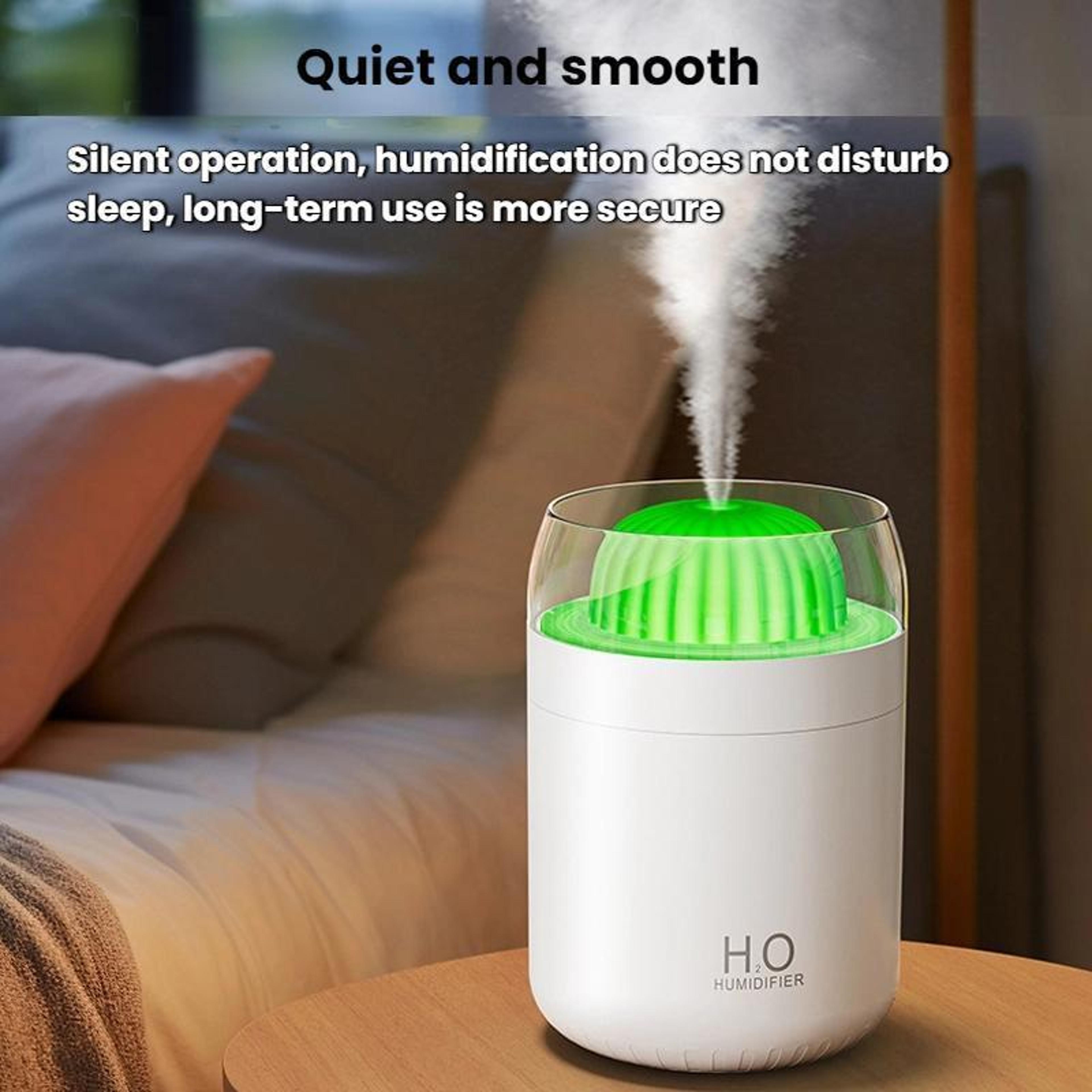 Cactus USB Humidifier Mini Car And Desk Cool Mist Night Light 4