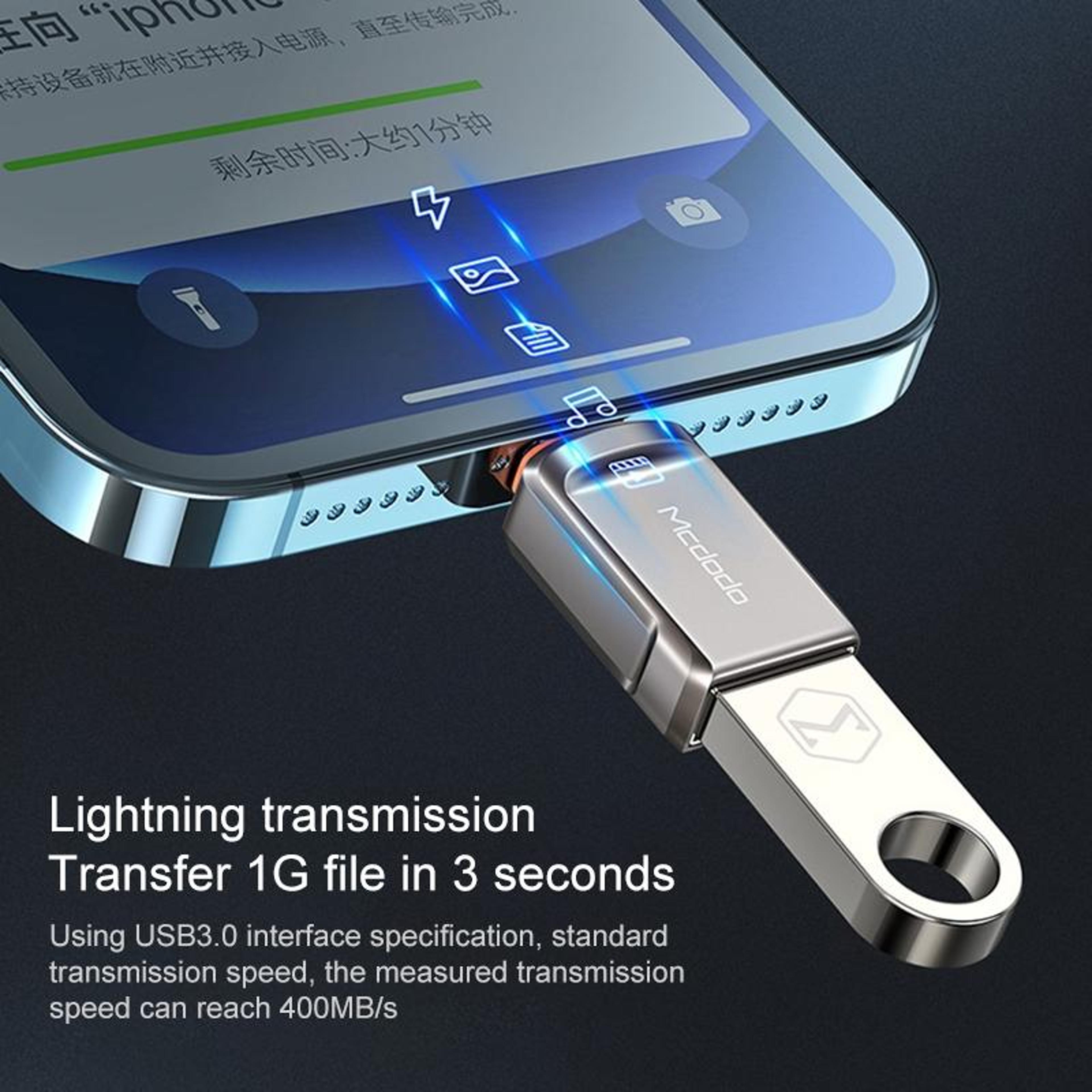USB OTG Adapter Lightning To USB Converter Fast Data Sync  Charging 4
