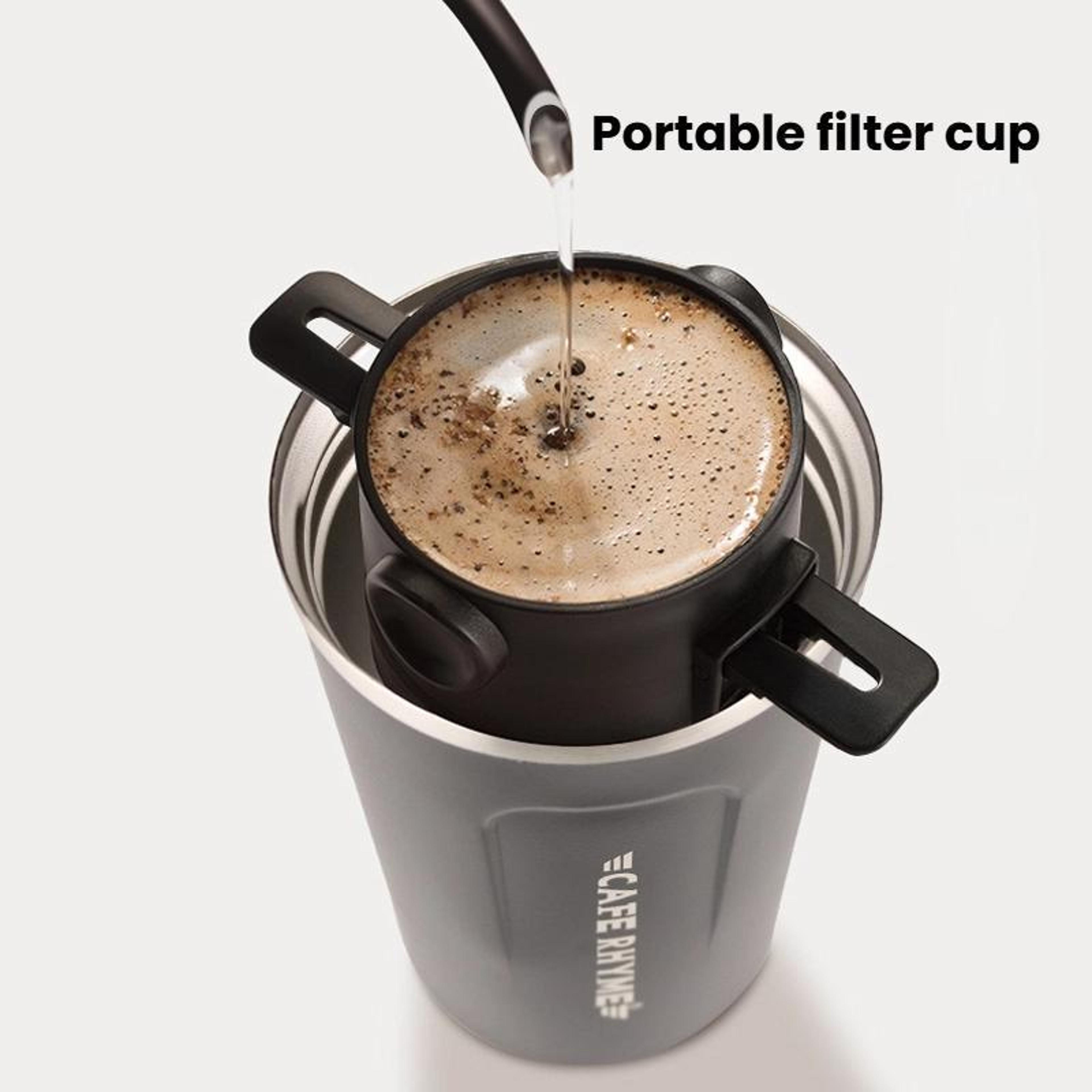 Portable Paperless Pour Over Coffee Dripper Reusable Filter Cone 5